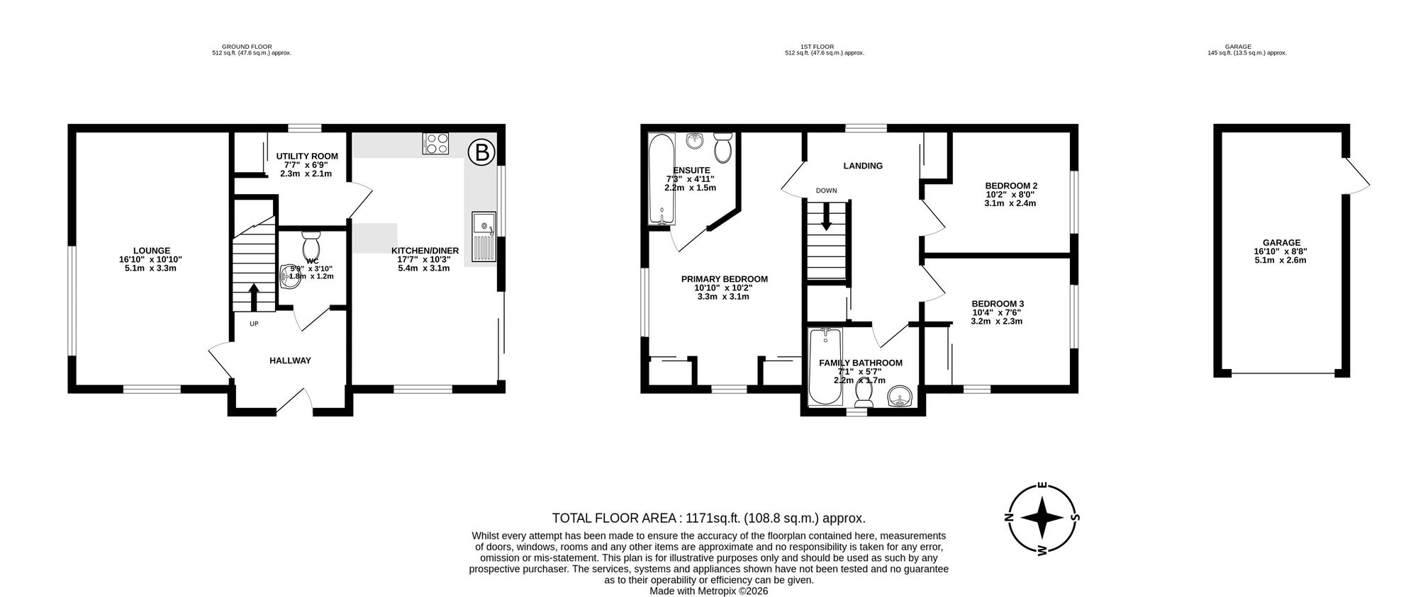 4 Renwick Court, East Calder floorplan