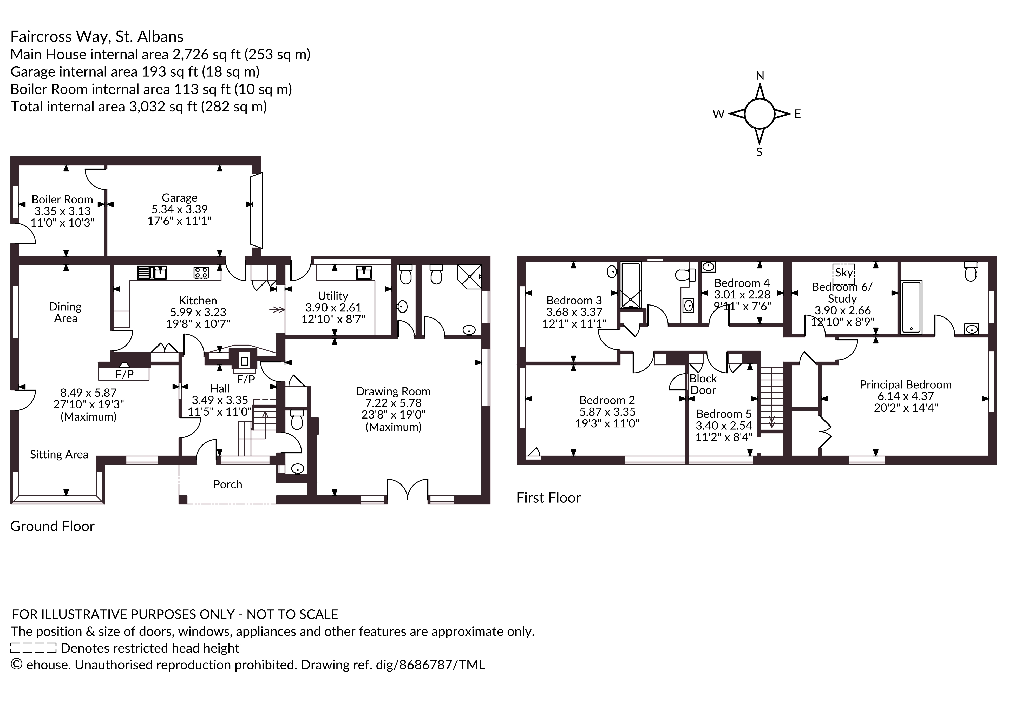 29, Faircross Way, Hertfordshire floorplan