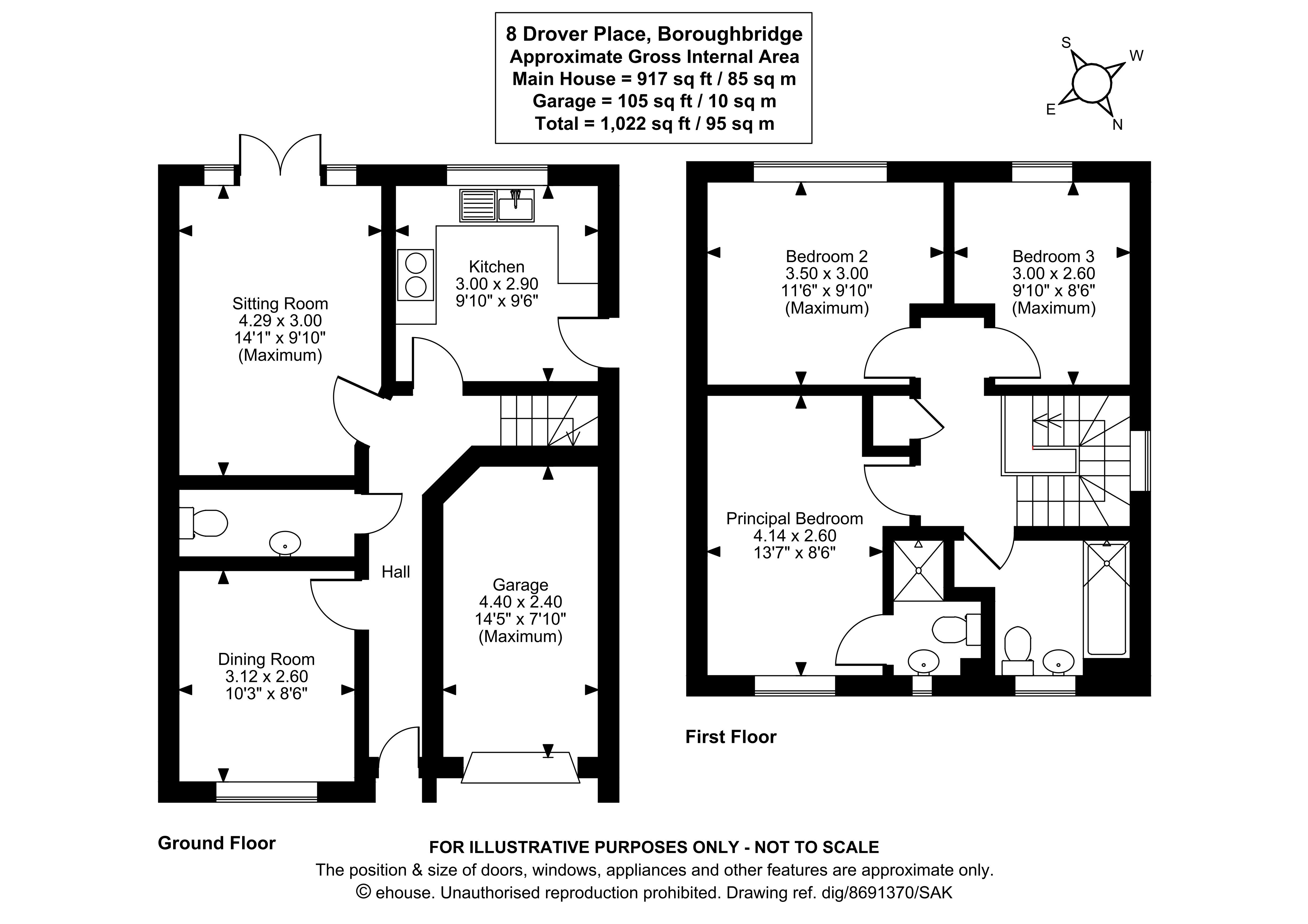 8, Drover Place, North Yorkshire floorplan