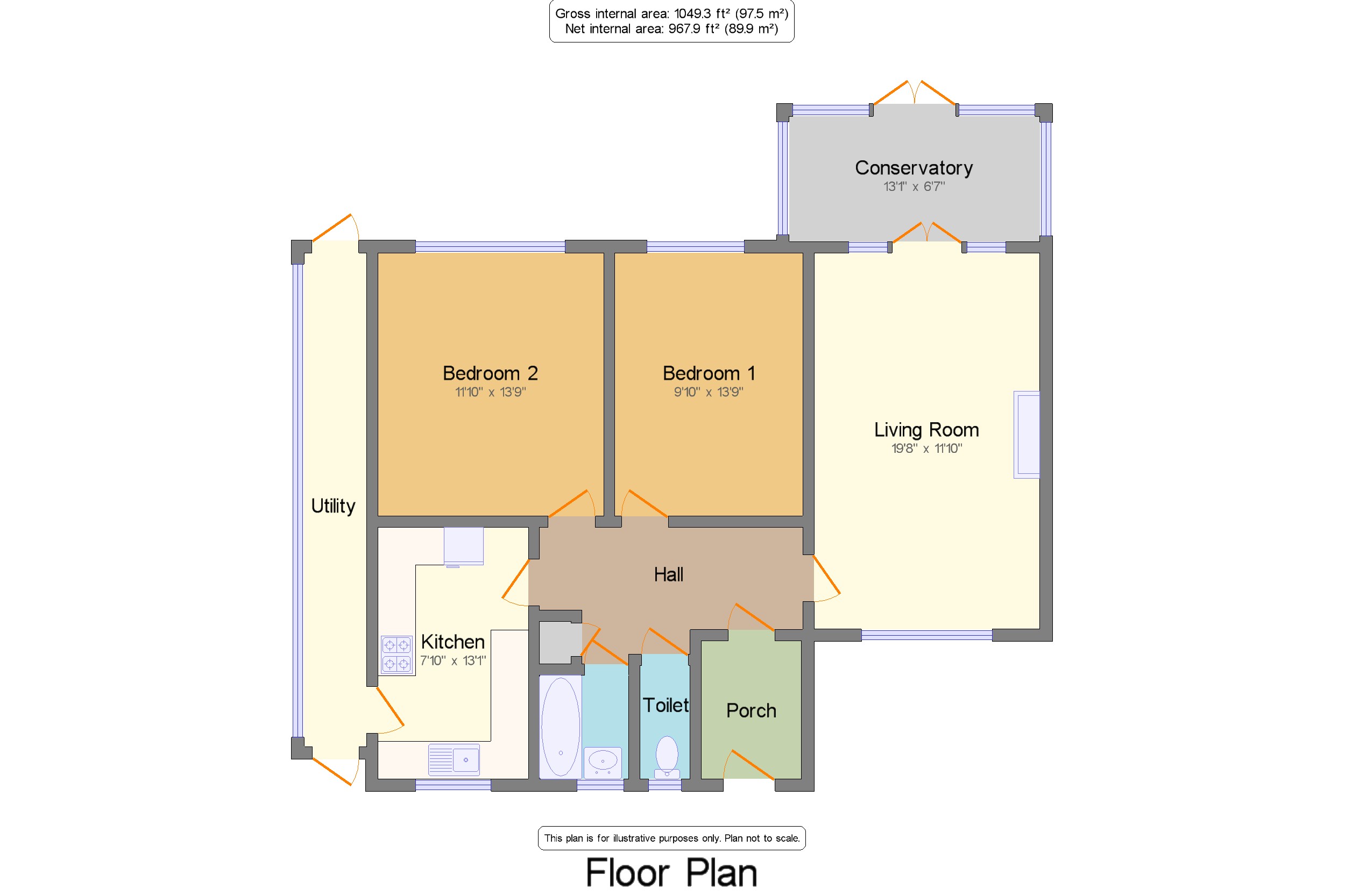 2 Bedrooms Bungalow for sale in Fayre Meadow, Robertsbridge, East Sussex TN32