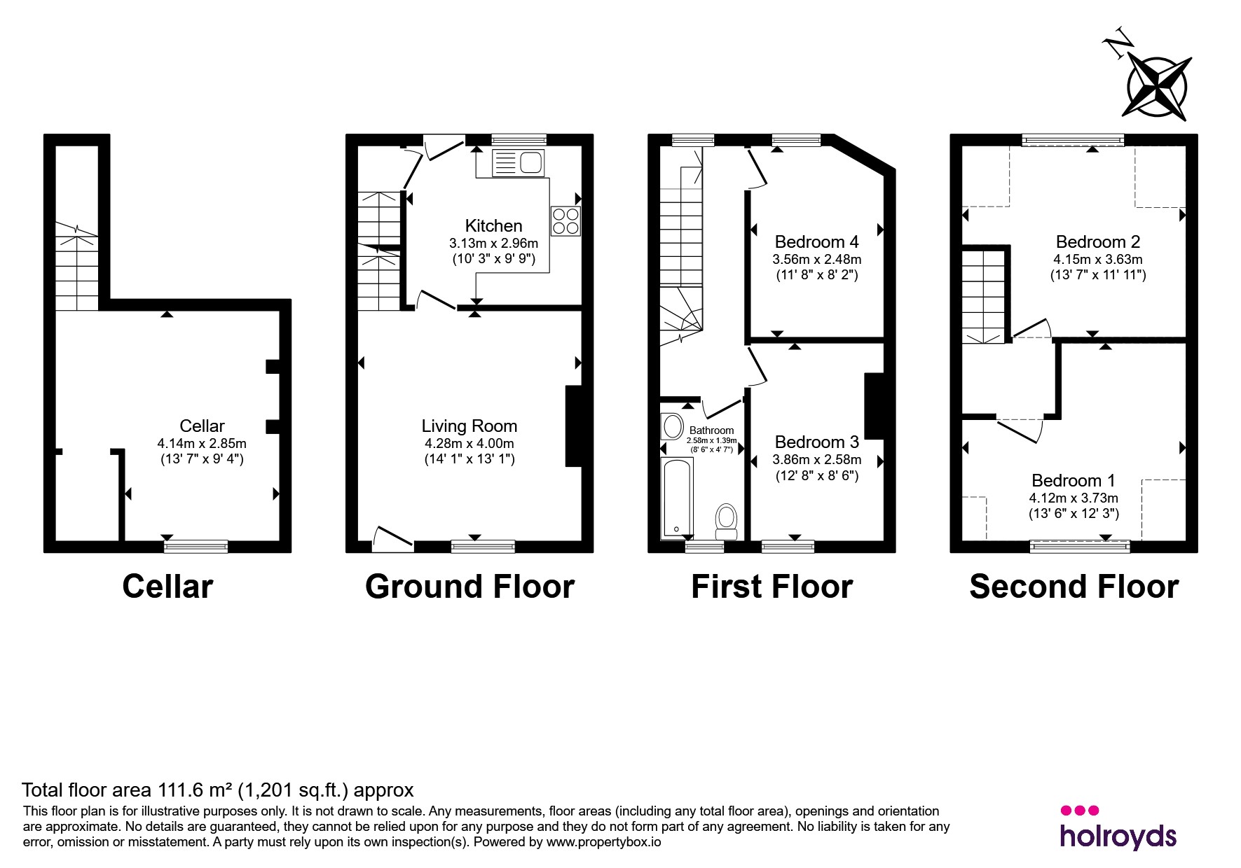 13, Neville Street, Keighley floorplan