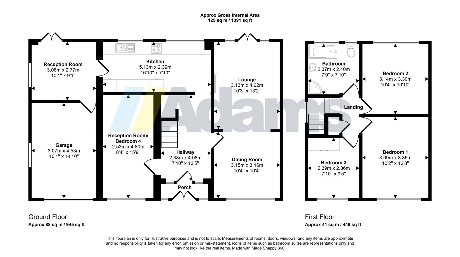 77, Ashbourne Avenue, Runcorn floorplan