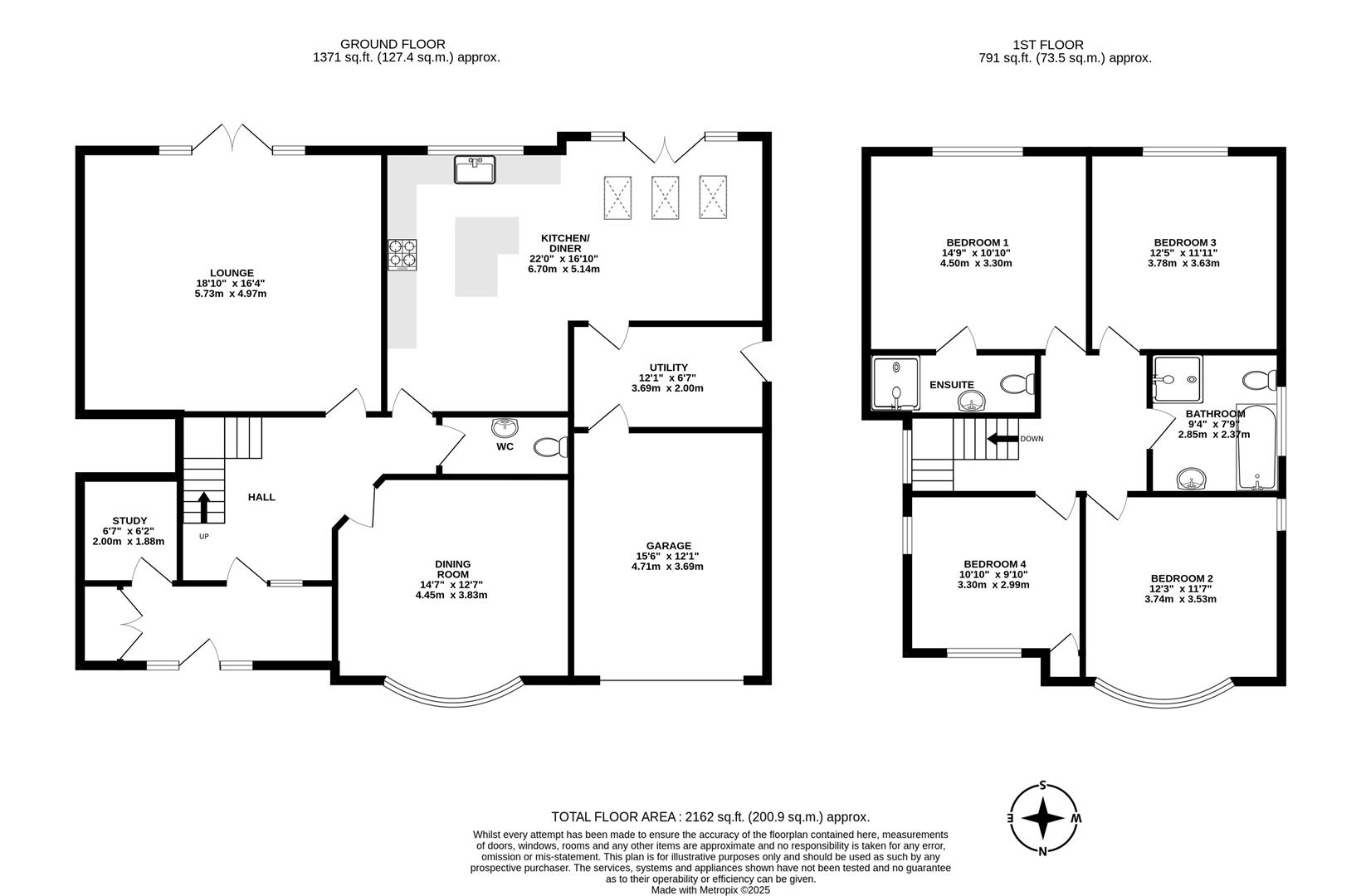 18, Vicarage Gardens, Scunthorpe floorplan