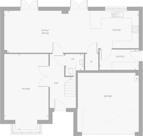 246, Caplethill Road, Paisley floorplan