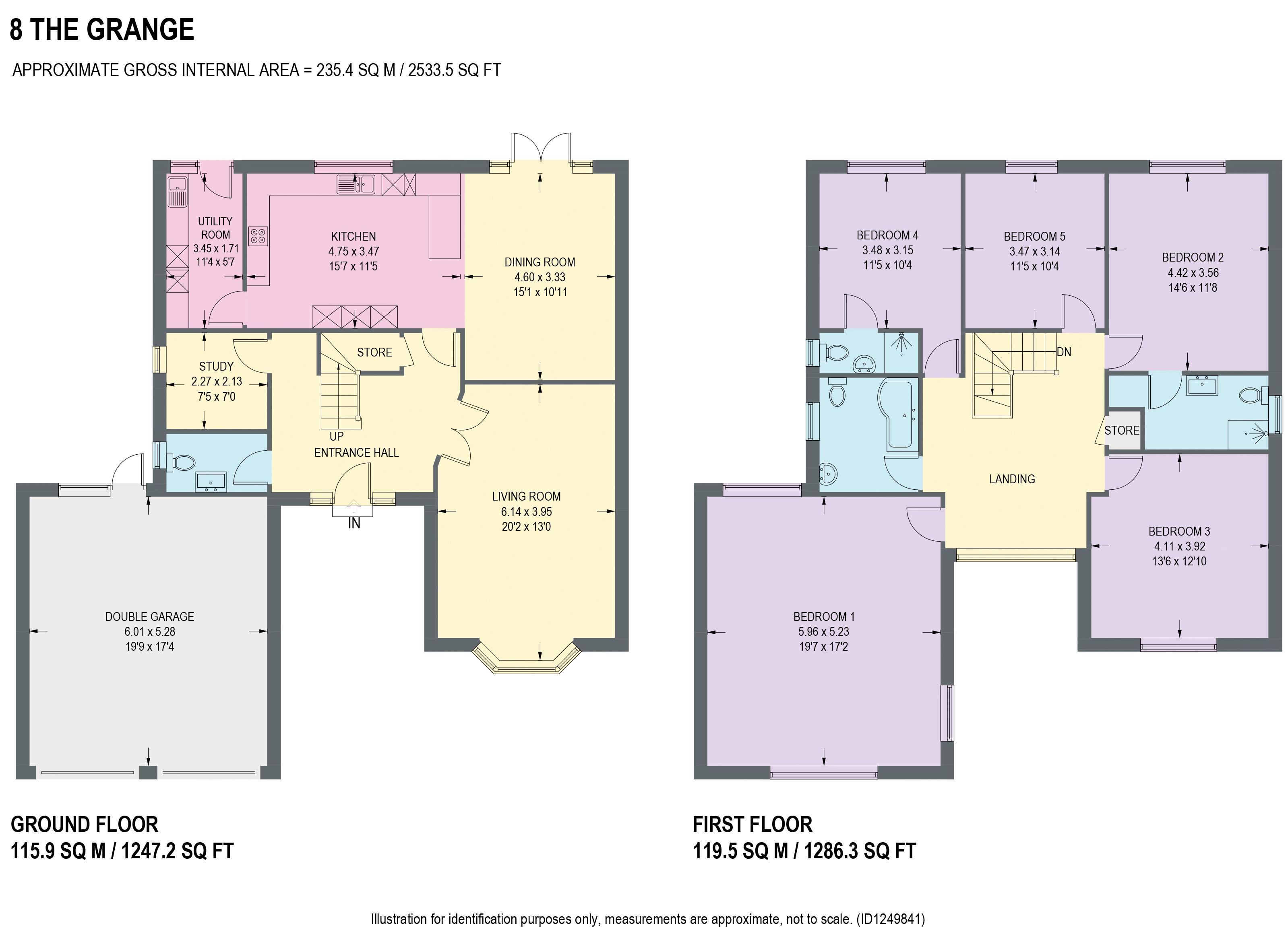 8, The Grange, Chesterfield floorplan