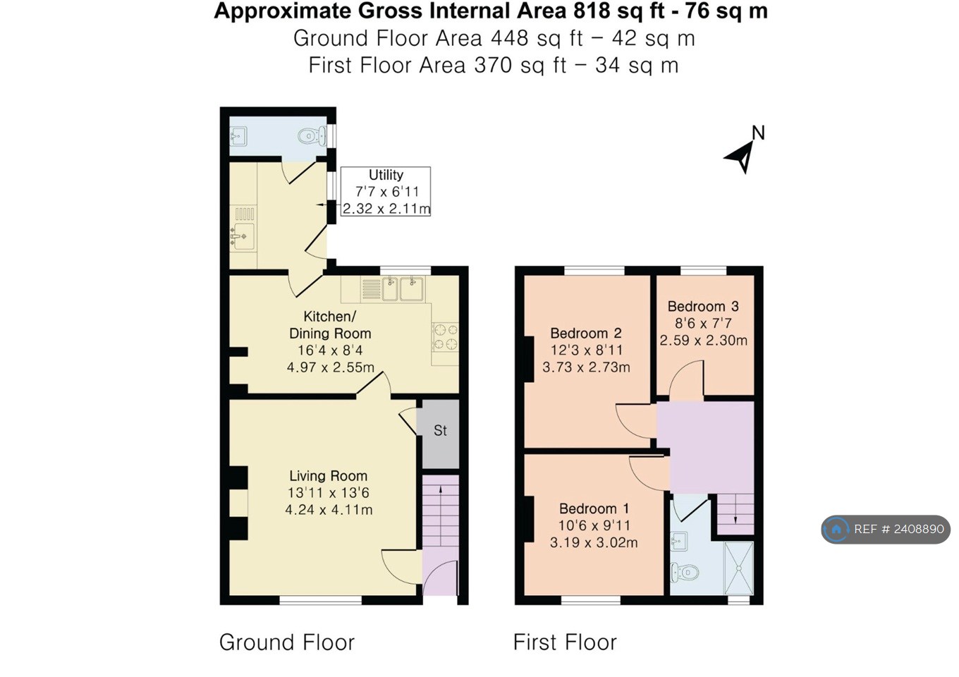 Eaton Road, Appleton floorplan