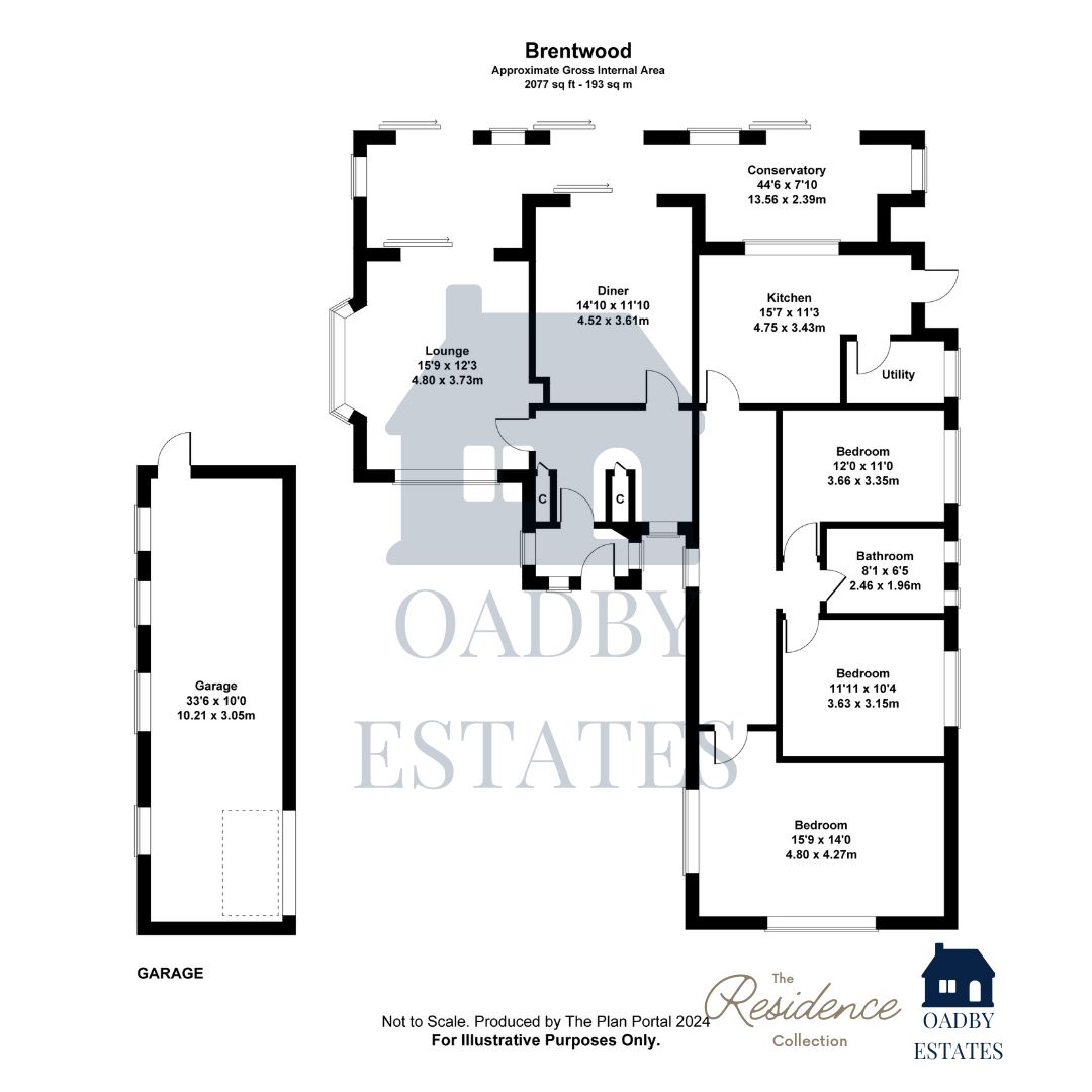Brentwood, Glen Rise, Leicester floorplan