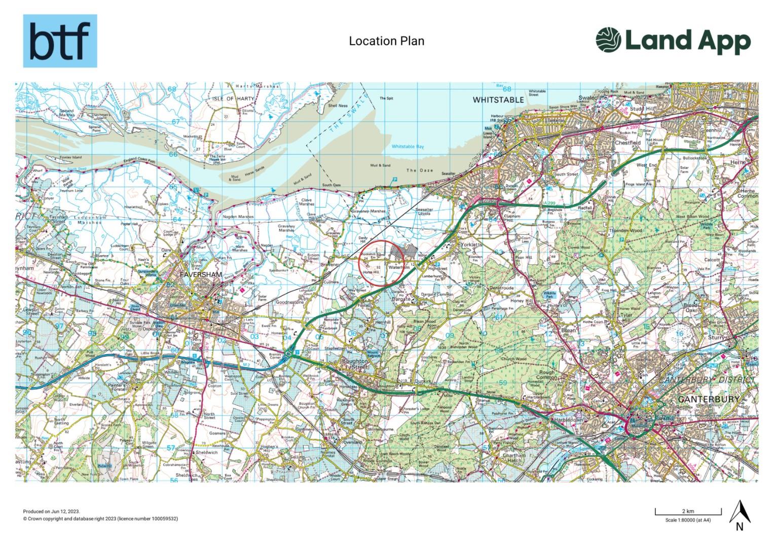Lot 6, Waterham Farm, Waterham Road, Hernhill, Faversham ME13, land for sale 65039447