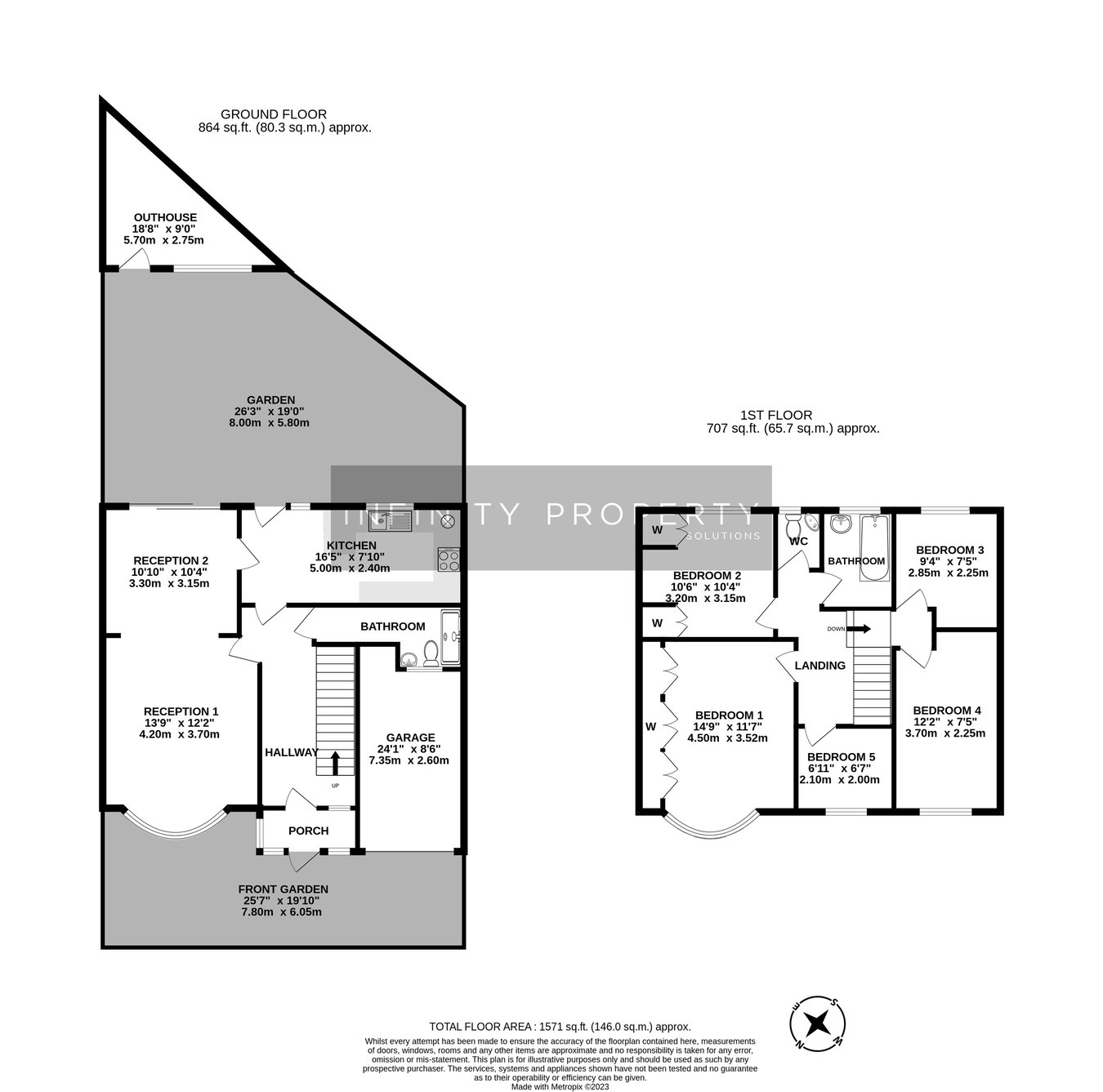 109, Buck Lane, London floorplan