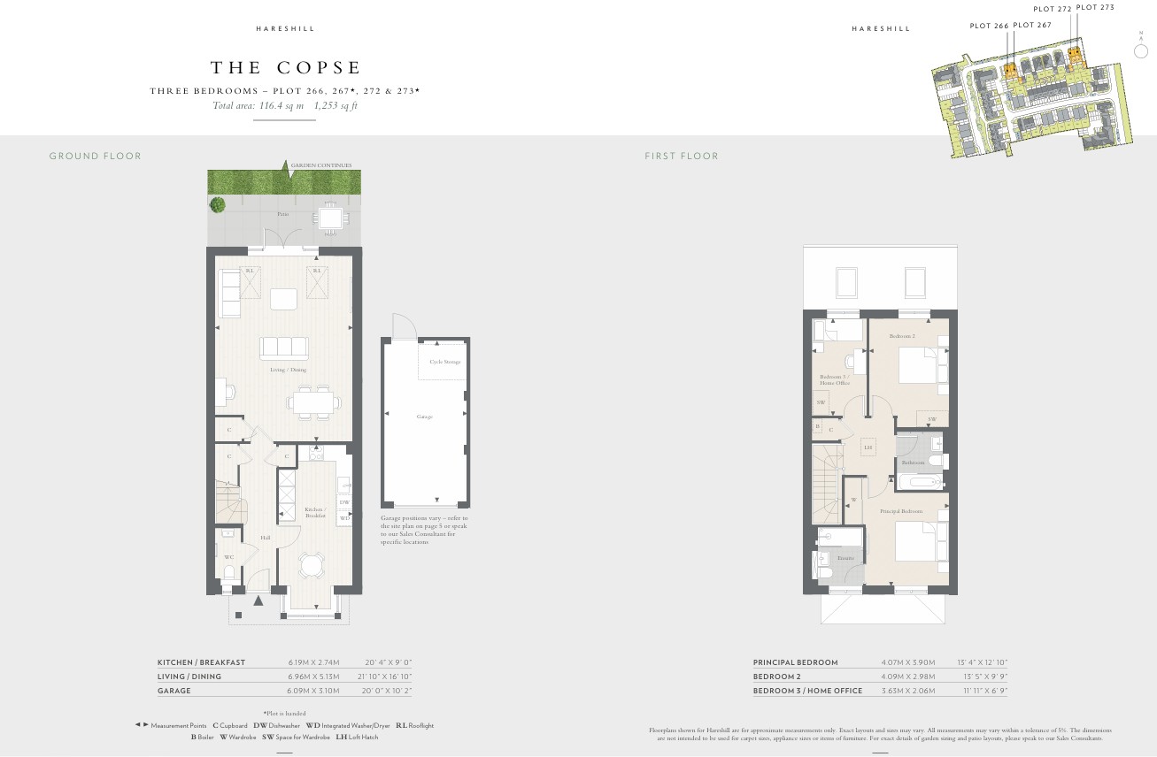 Plot 267 The Copse  Hareshill,, Hitches Lane, Fleet floorplan