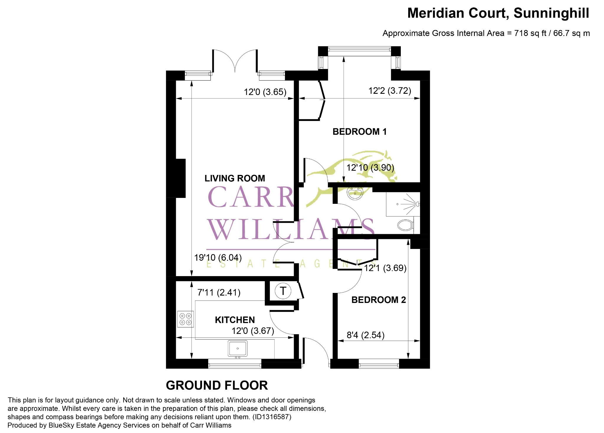 17 Meridian Court, Bagshot Road, Sunninghill floorplan
