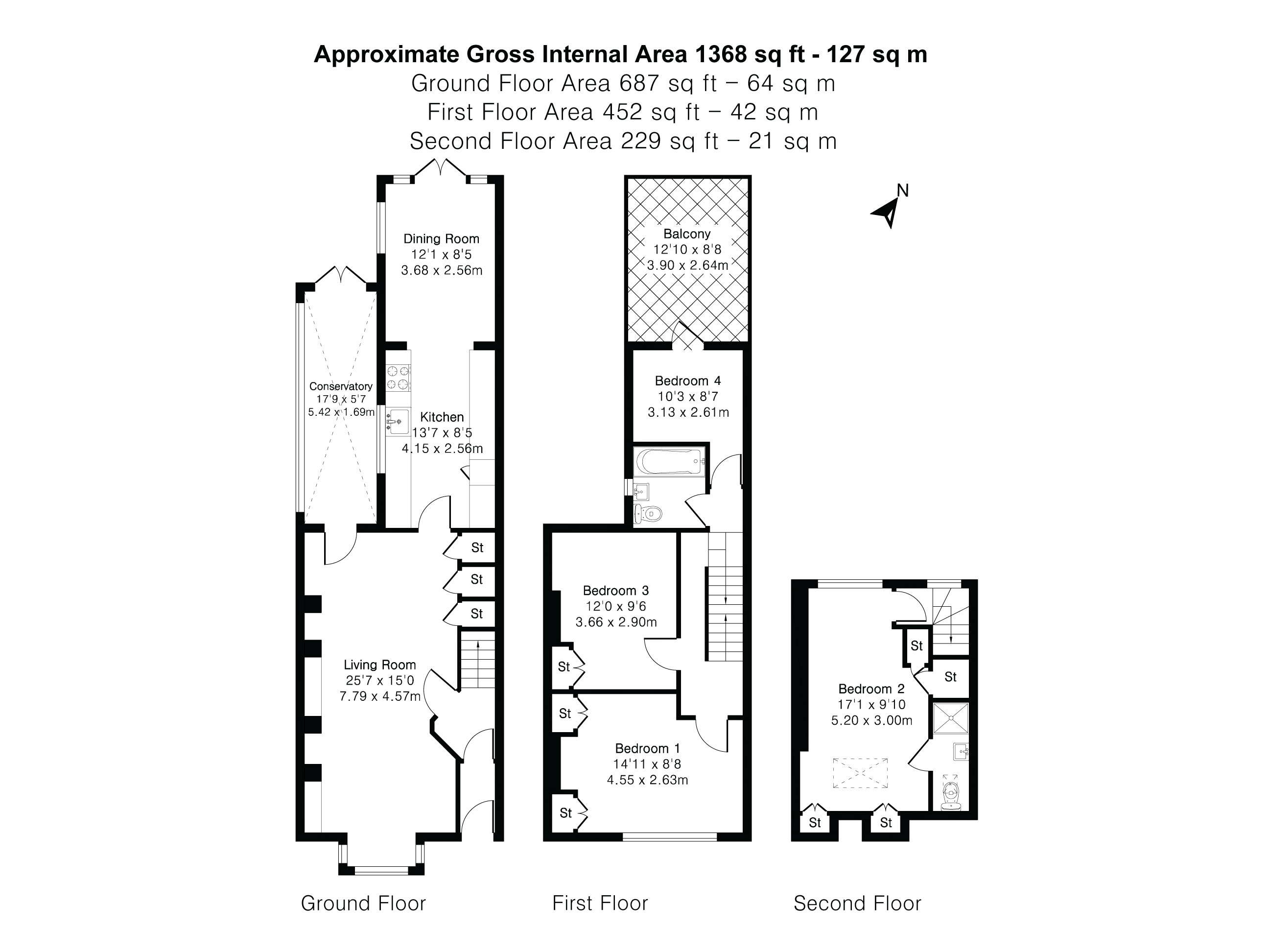 20, Sunningwell Road, Oxford floorplan