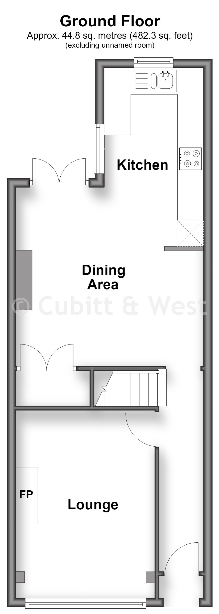 19, Elm Road, Purley floorplan