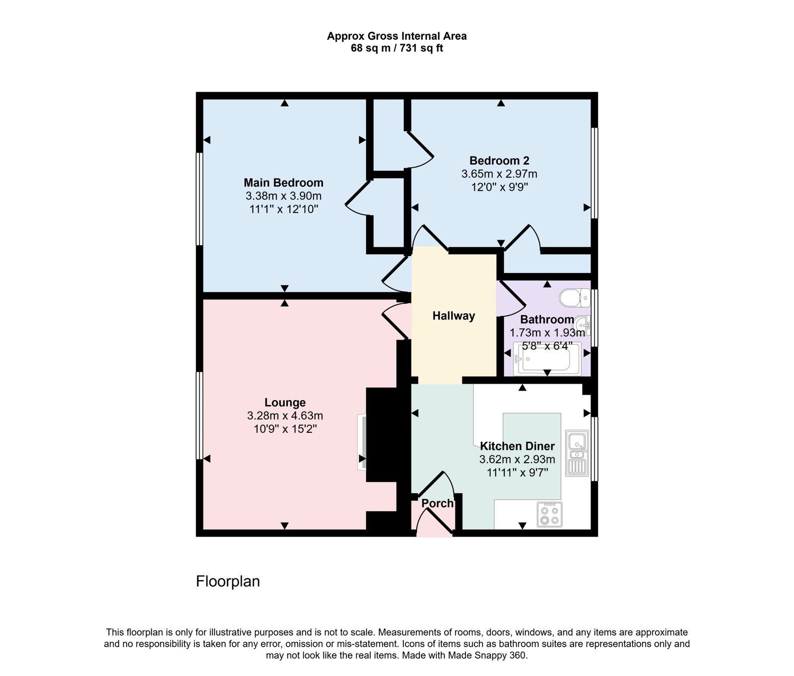 49, Barkerland Avenue, Dumfries floorplan