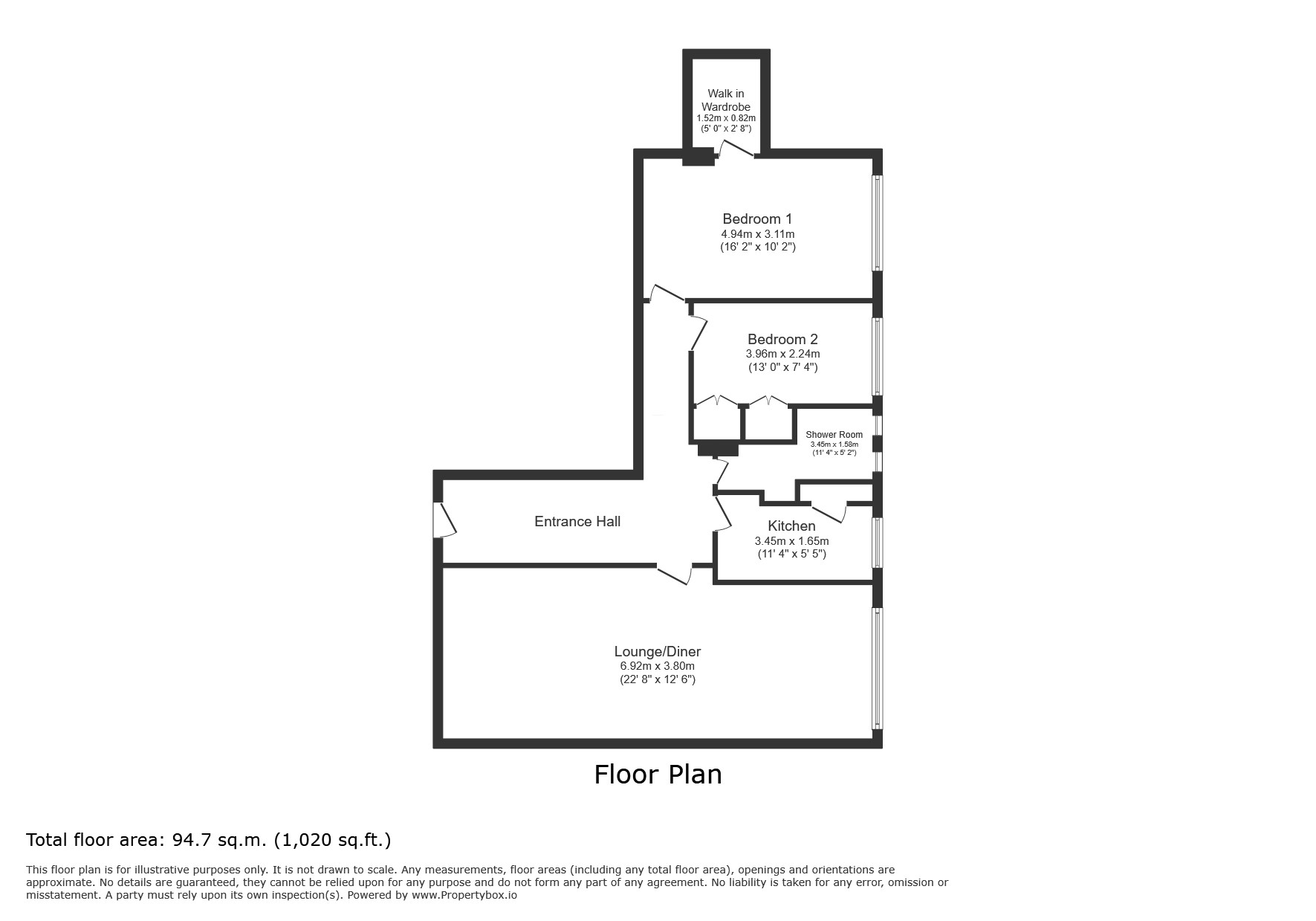 Flat 4, Northumberland Court,, Northumberland Avenue, Kent floorplan