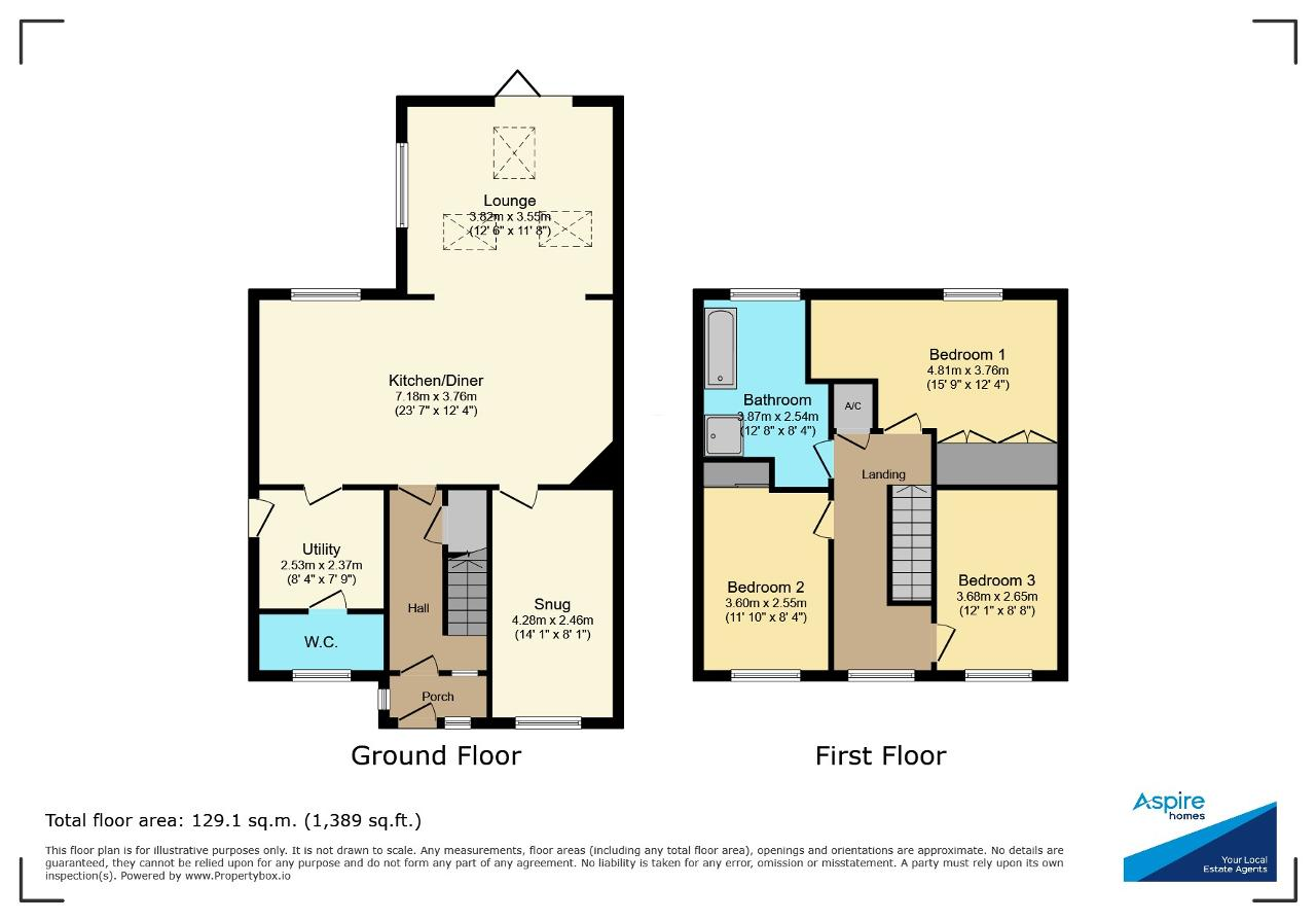9, Mill Close, Wisbech floorplan