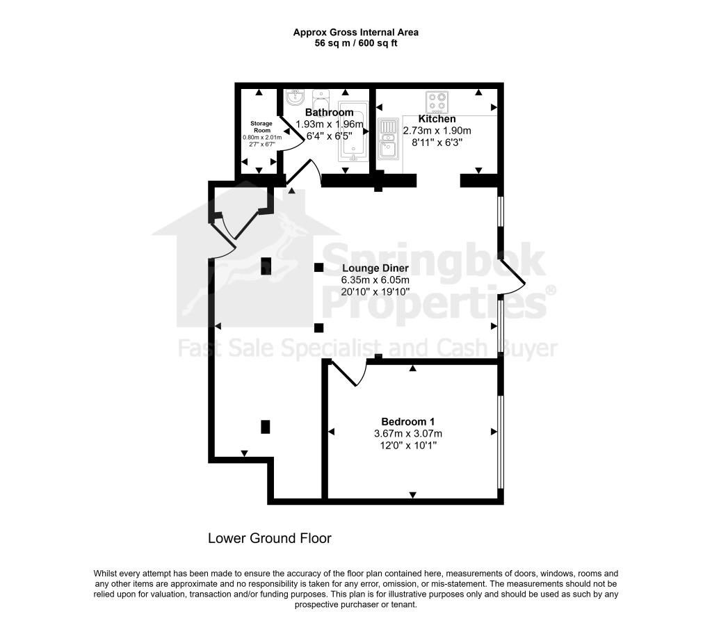 2a, Ruscoe Road, Newham floorplan