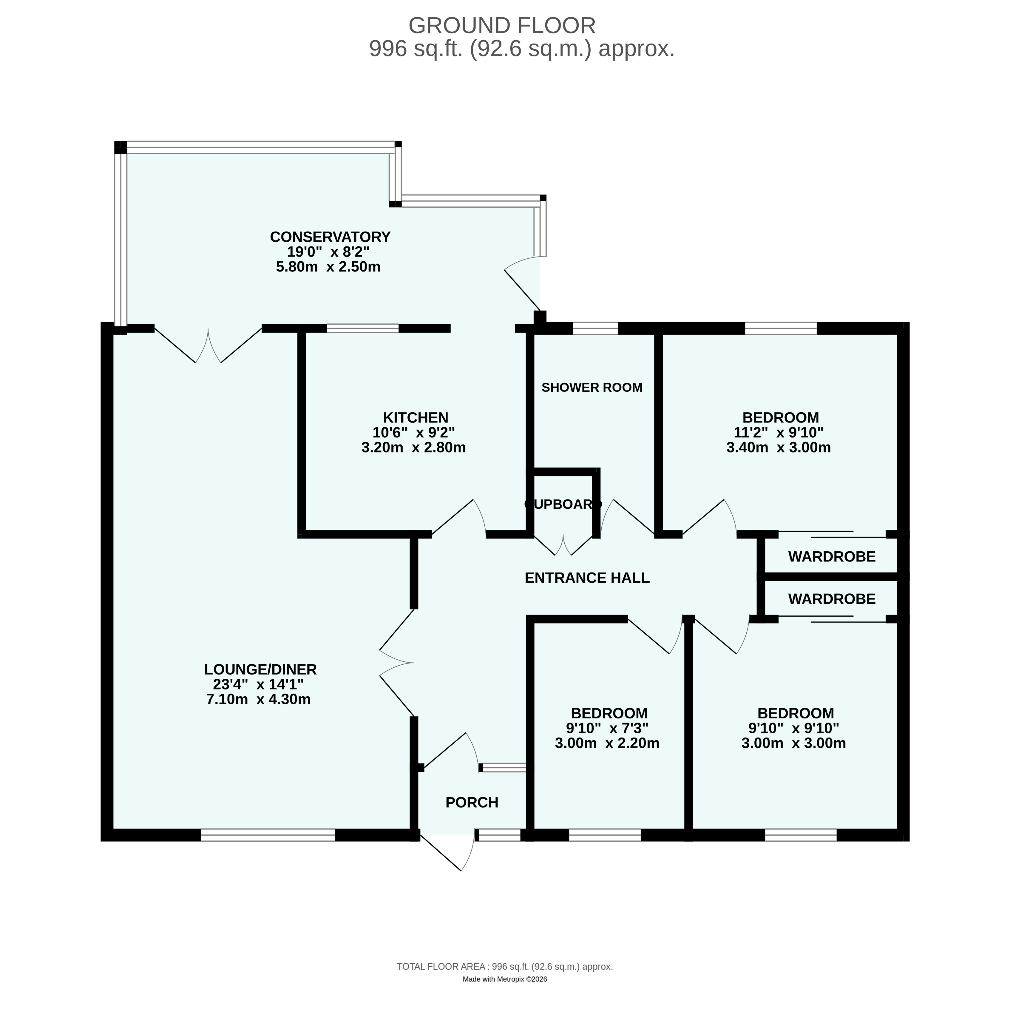 16, Arundel Park, Hayle floorplan