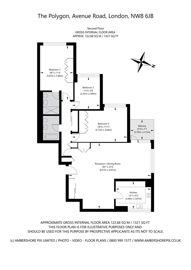 4, The Polygon, St John's Wood floorplan