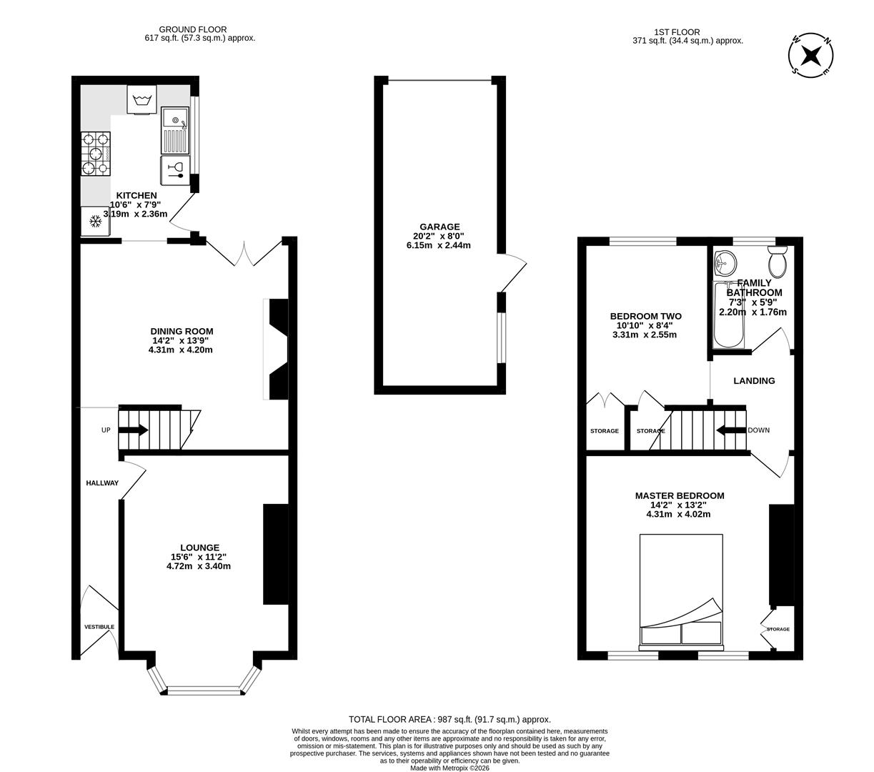 30, Railway Road, Chorley floorplan