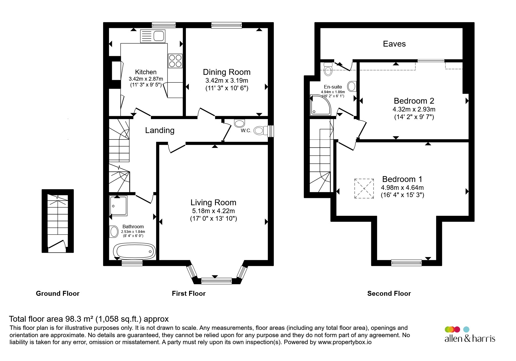 Flat 2, 6, St. Lukes Road, Bath floorplan