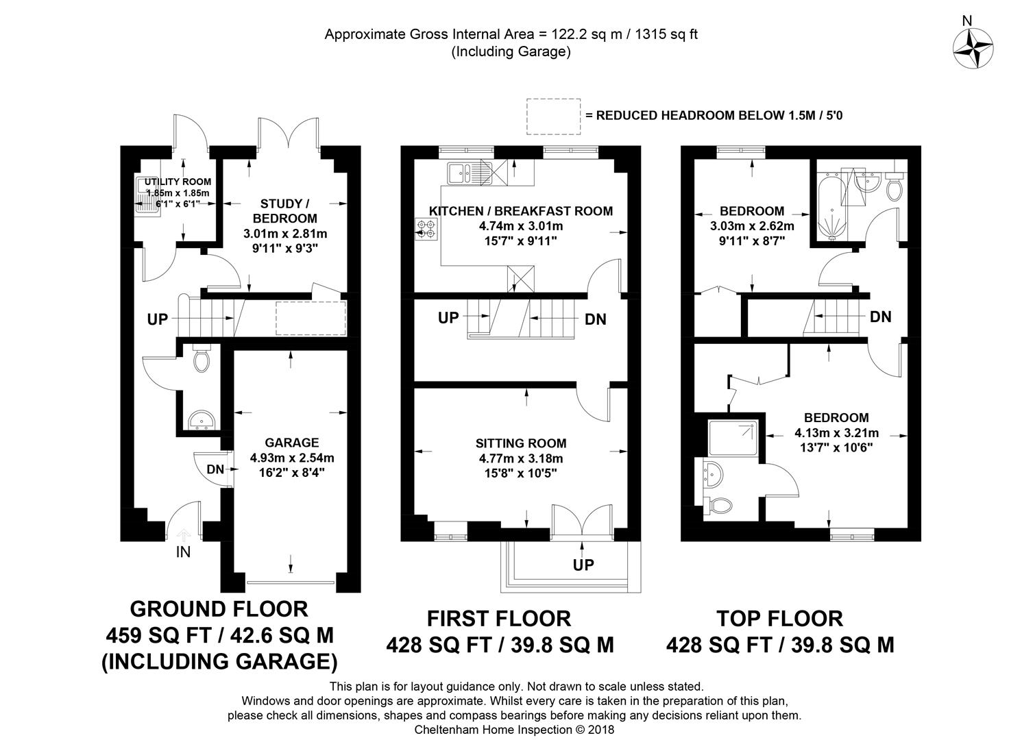 3 Bedrooms Terraced house for sale in St. Michaels Close, Charlton Kings, Cheltenham GL53