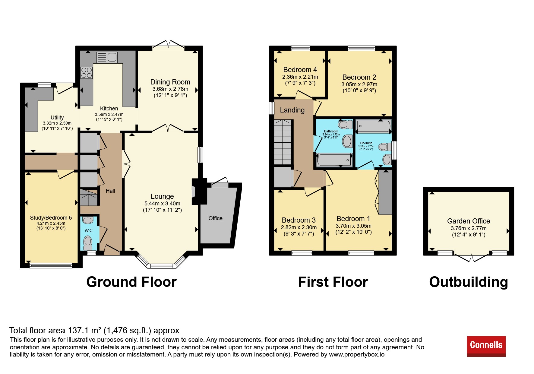 3, Besford Close, Luton floorplan