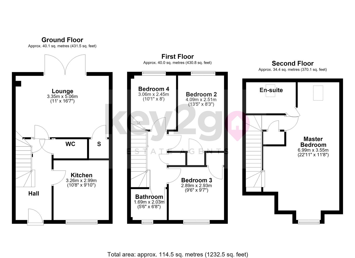 20, Bennett Way, Chesterfield floorplan