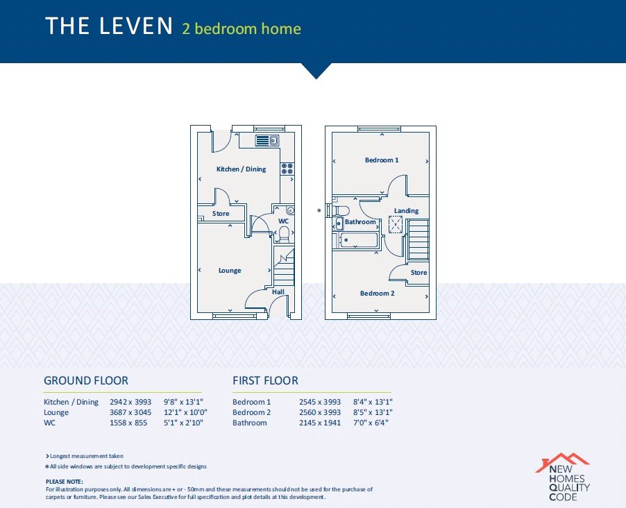 Dee Gardens - Plot 43 (Leven), 20, Trem Yr Afon, Garden City floorplan
