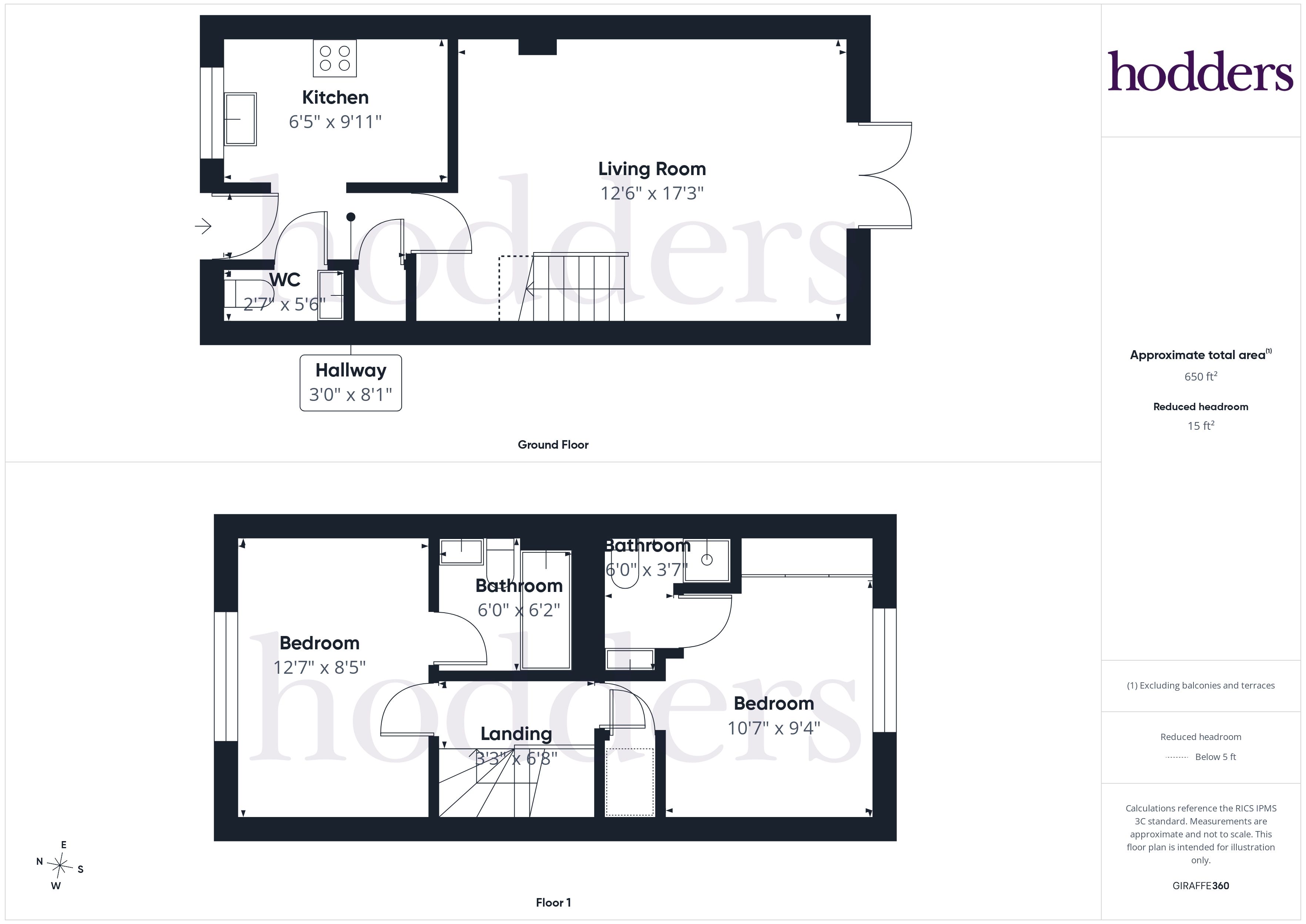 17, Gray Place, Ottershaw floorplan