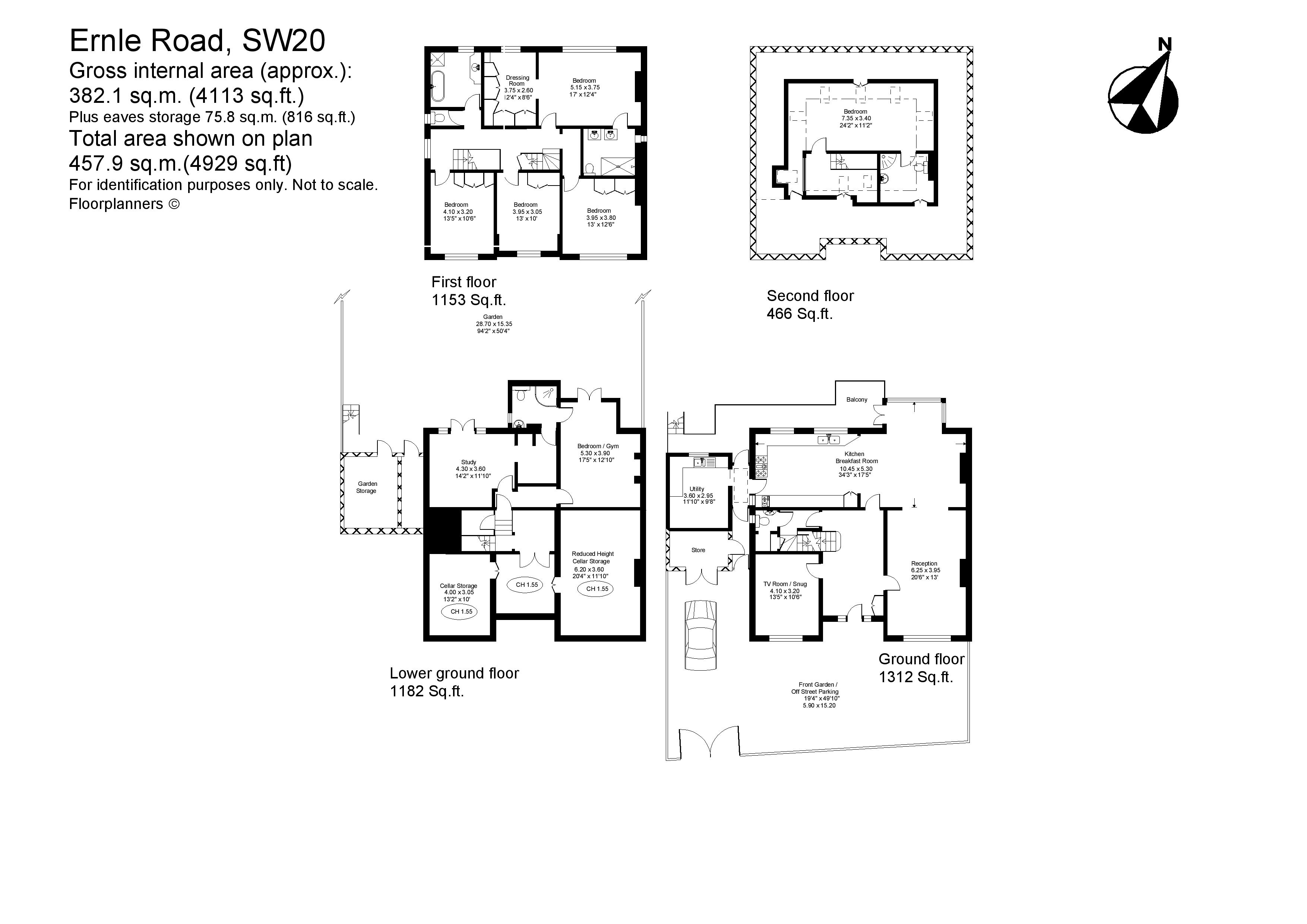 Ernle Road, Wimbledon, London, SW20 floorplan
