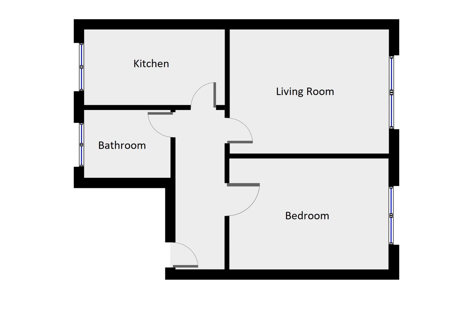 Flat D, 7, Wyke Road, Weymouth floorplan