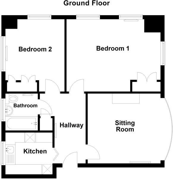 Meachants Lane, Willingdon, Eastbourne BN20, 2 bedroom flat to rent