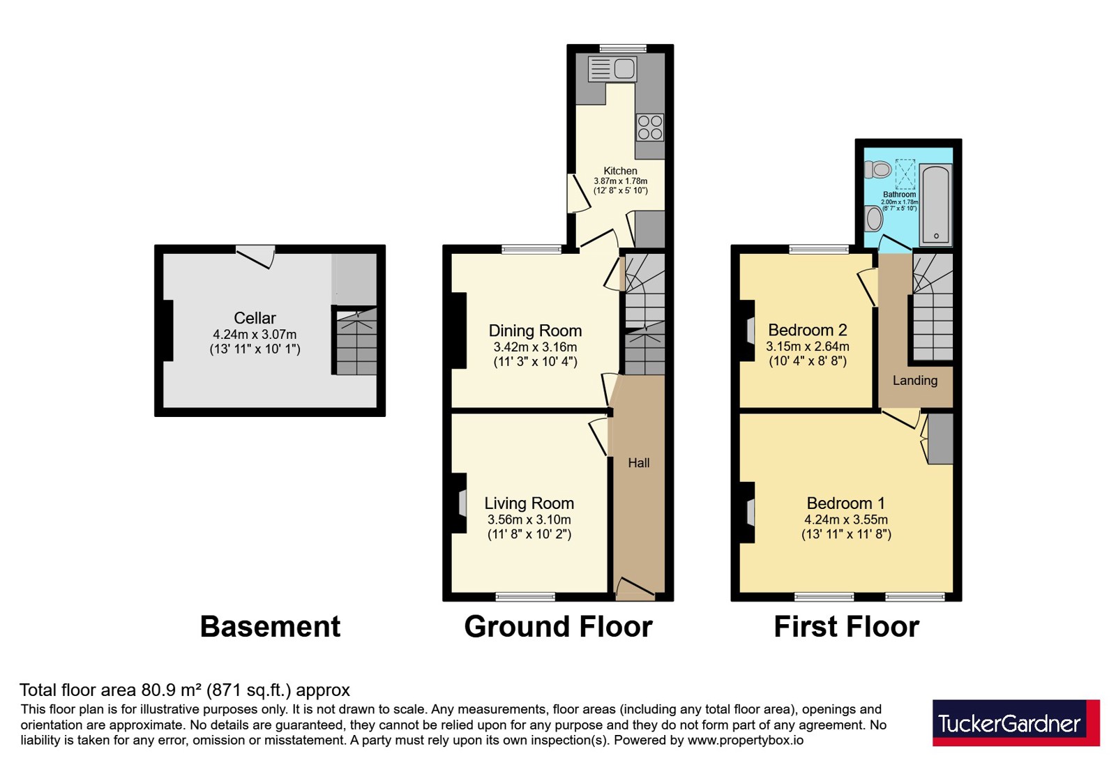 87, Norfolk Street, Cambridgeshire floorplan