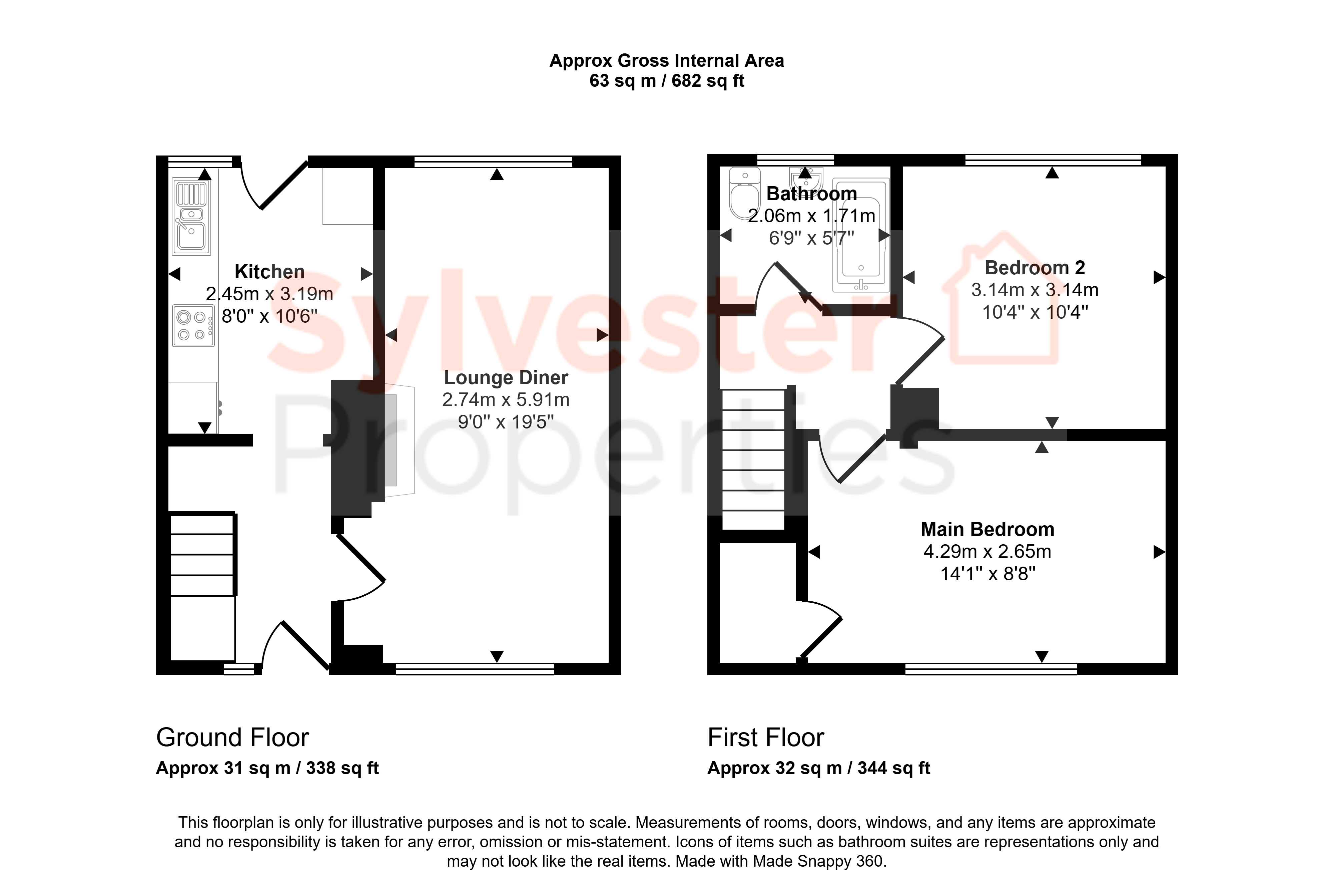 35, Greenfield Terrace, Stanley floorplan
