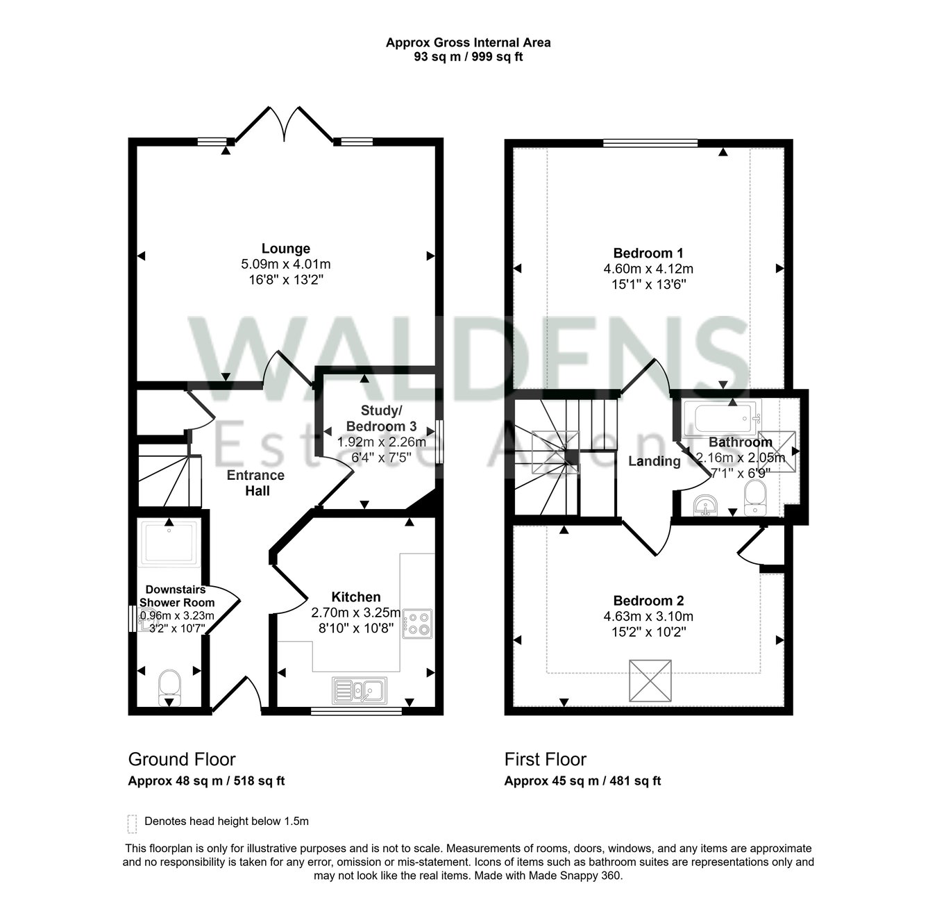 38a, Chantry Avenue, Bedford floorplan