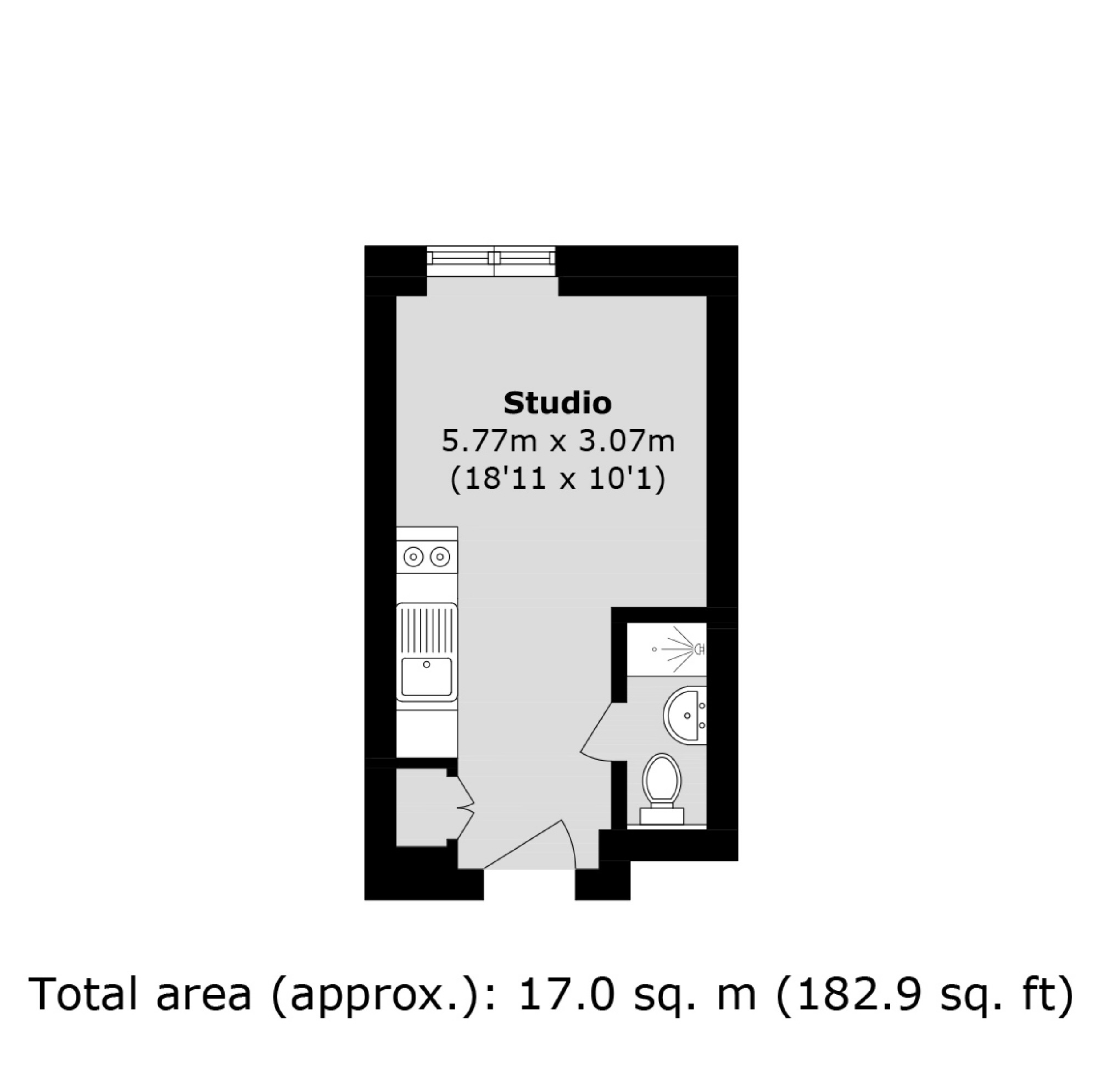Flat 209, 62-64, Kenton Road, Harrow floorplan