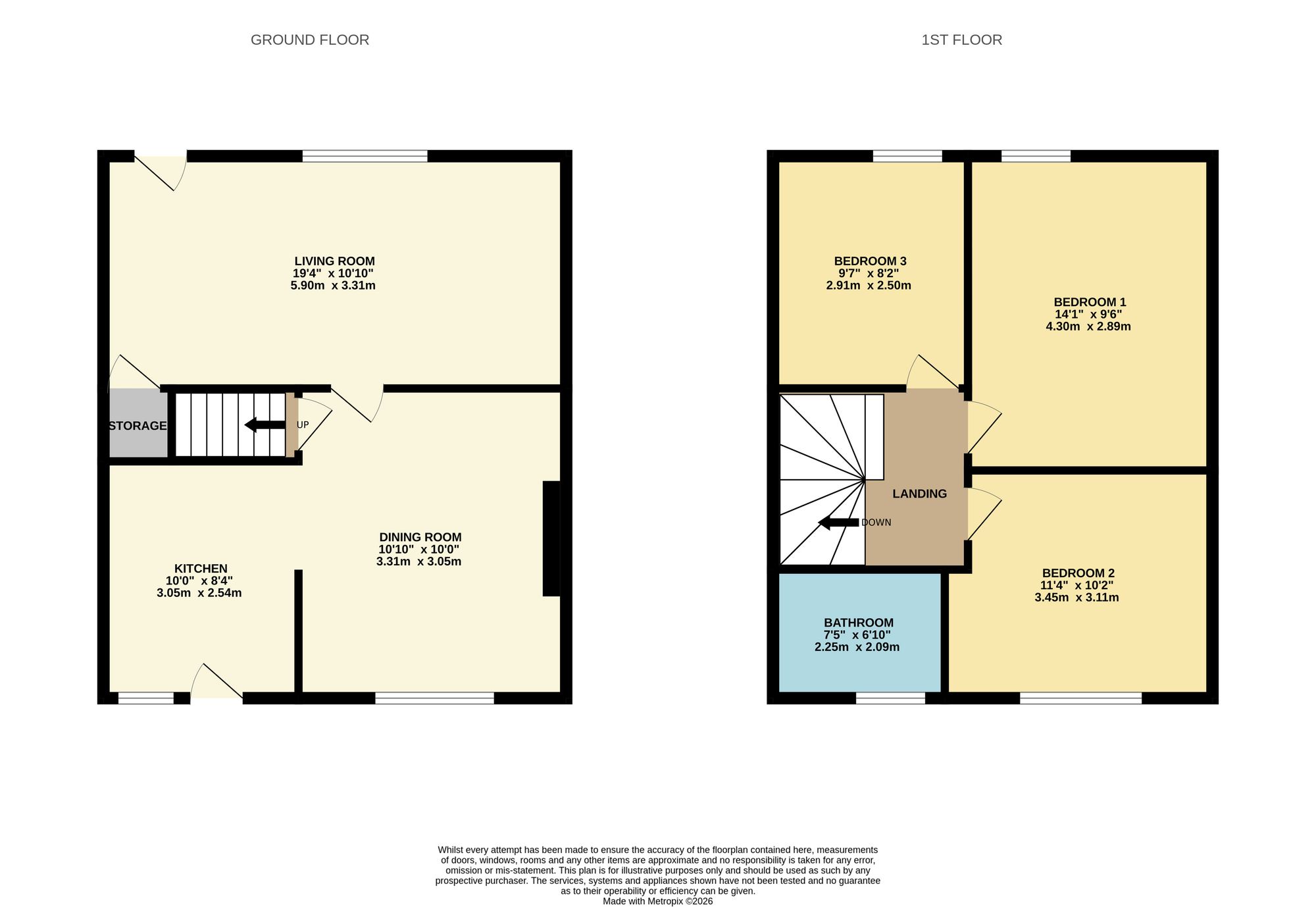 29 Seventh Avenue, Mansfield floorplan