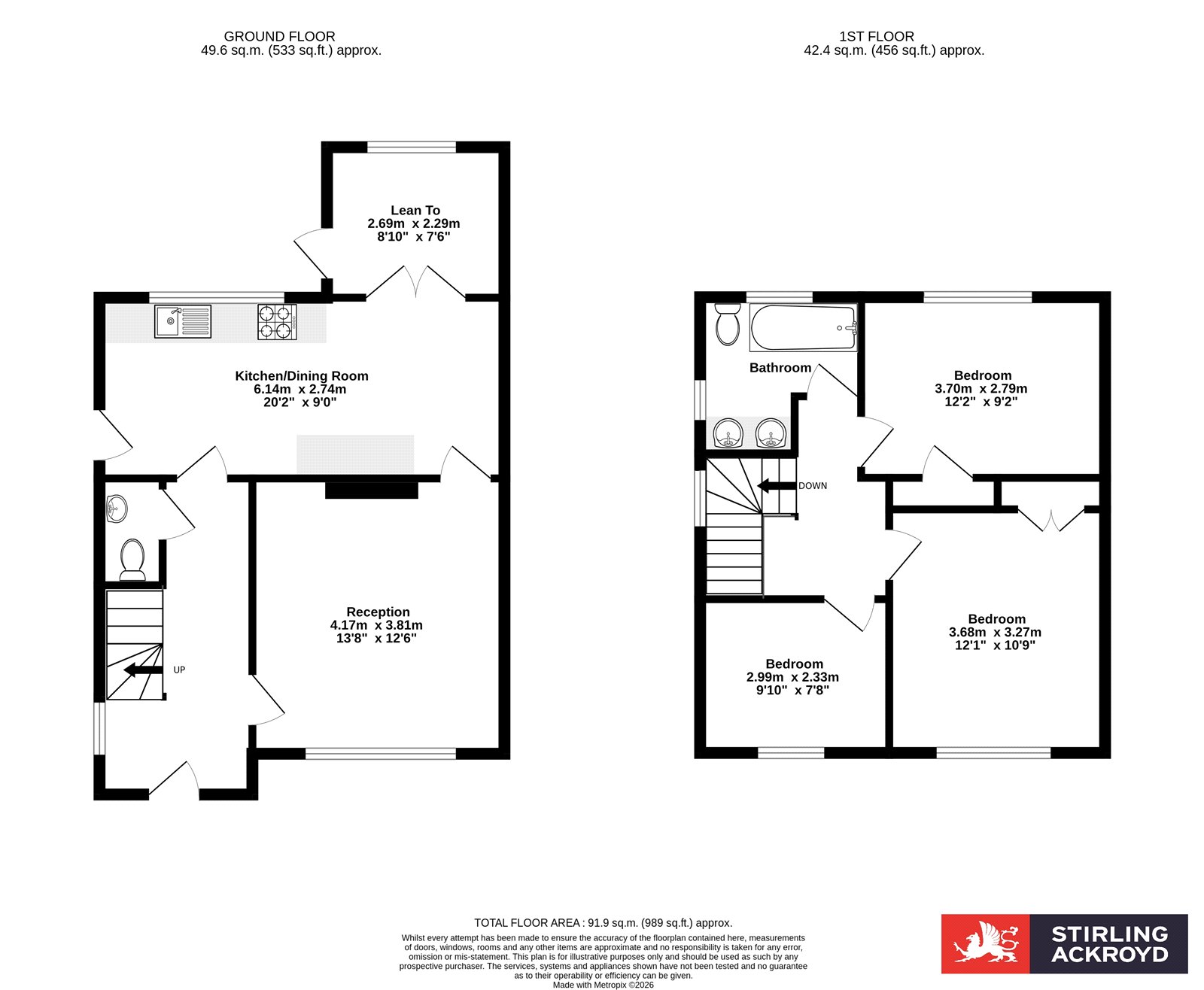 E, 93, Coleridge Road, Croydon floorplan
