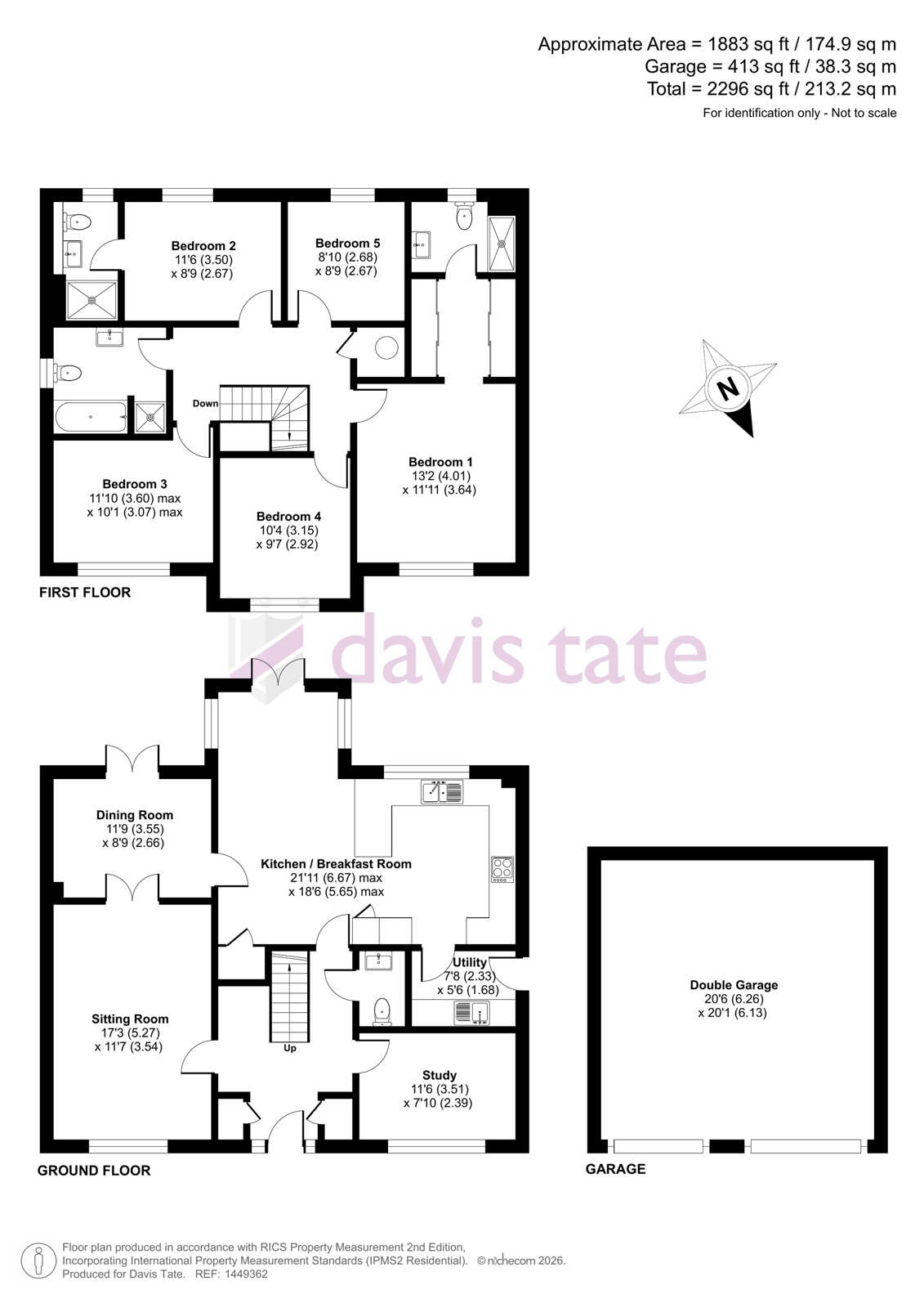 4, Honor Avenue, Reading floorplan
