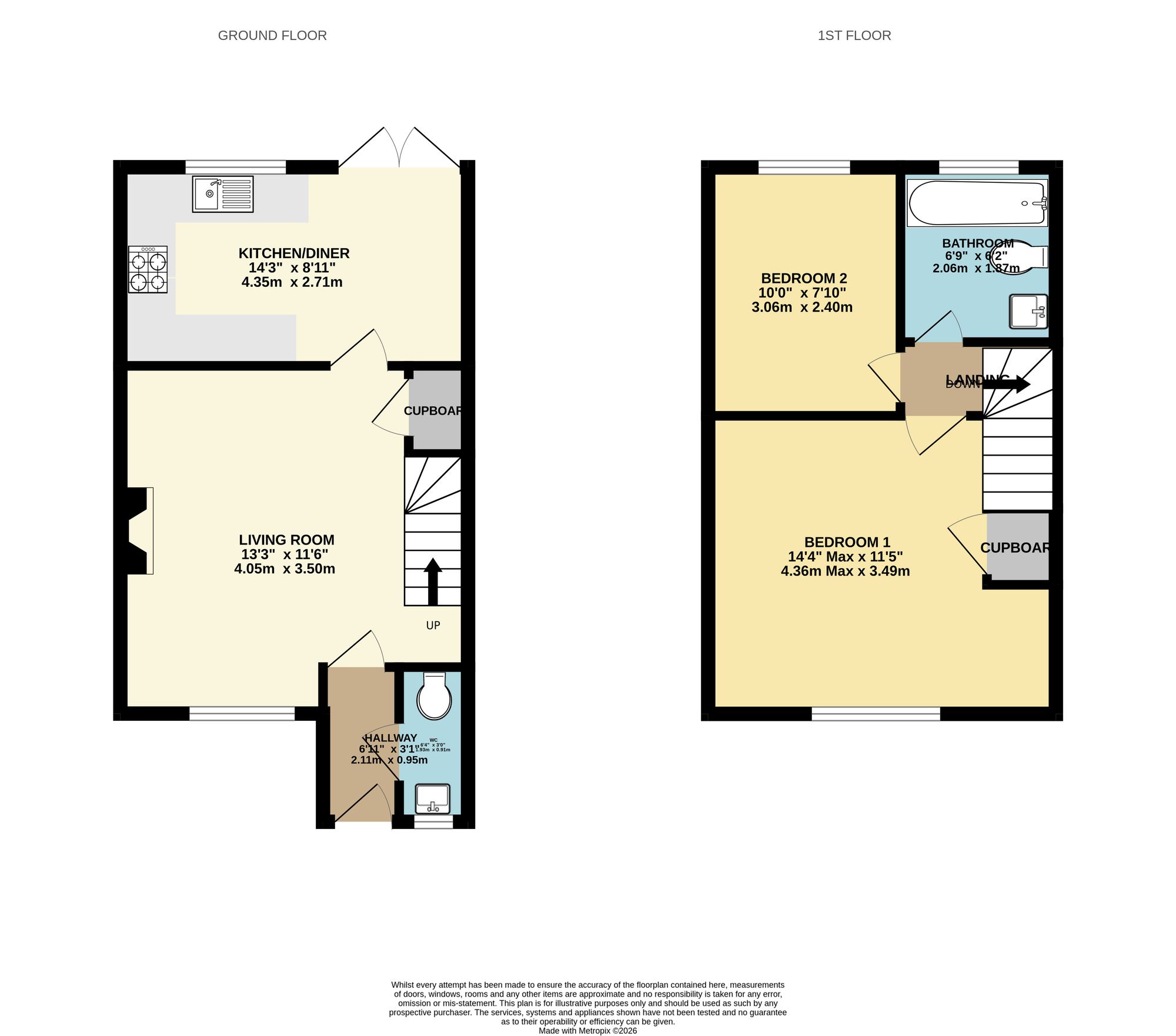 14 Quarry Fields, Okehampton floorplan
