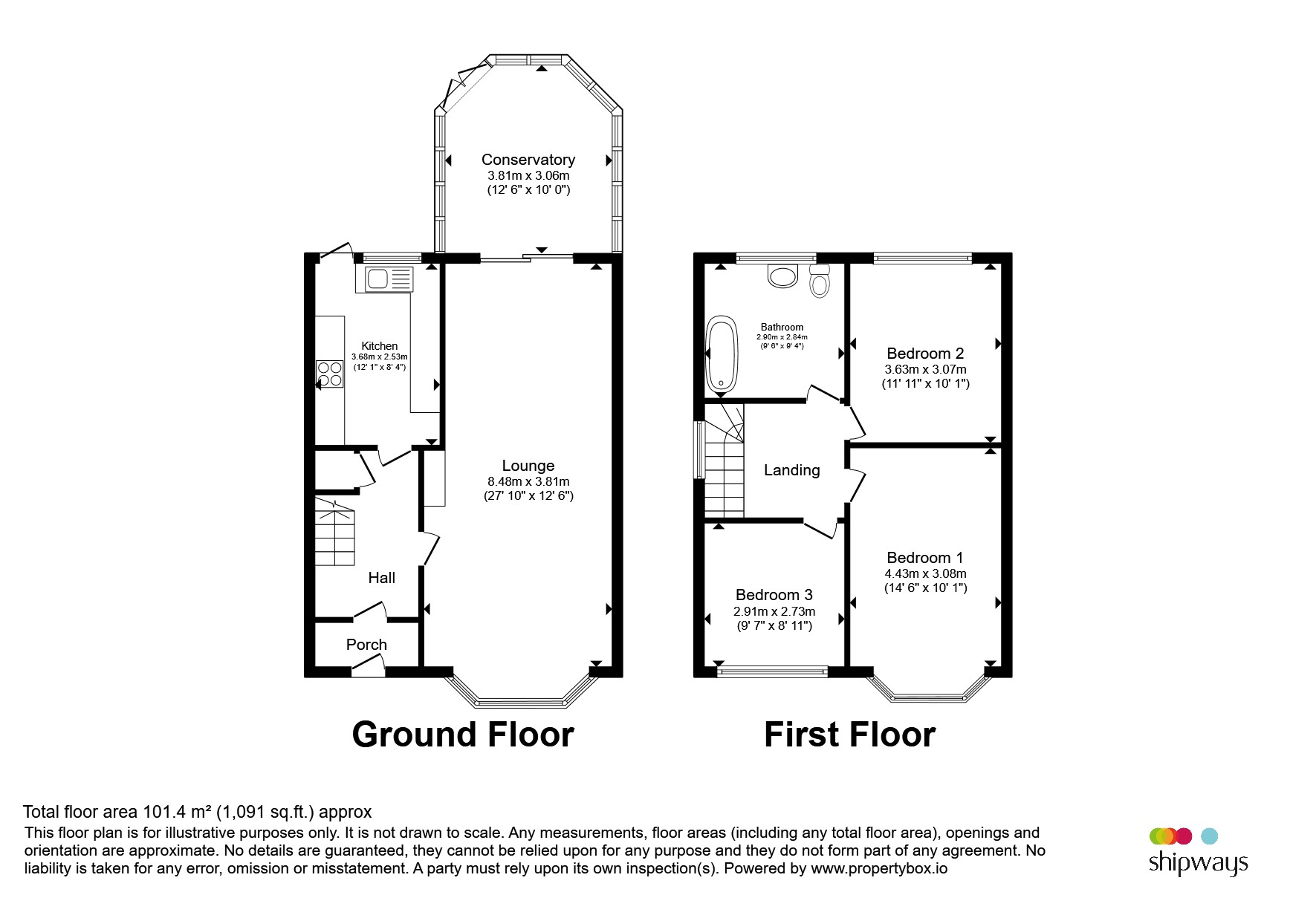 131, Marlborough Road, Birmingham floorplan