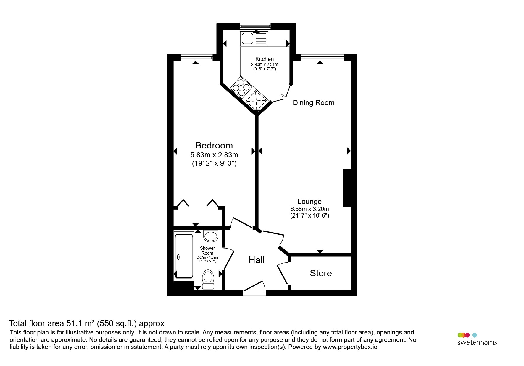57, Arkle Court, Chester floorplan
