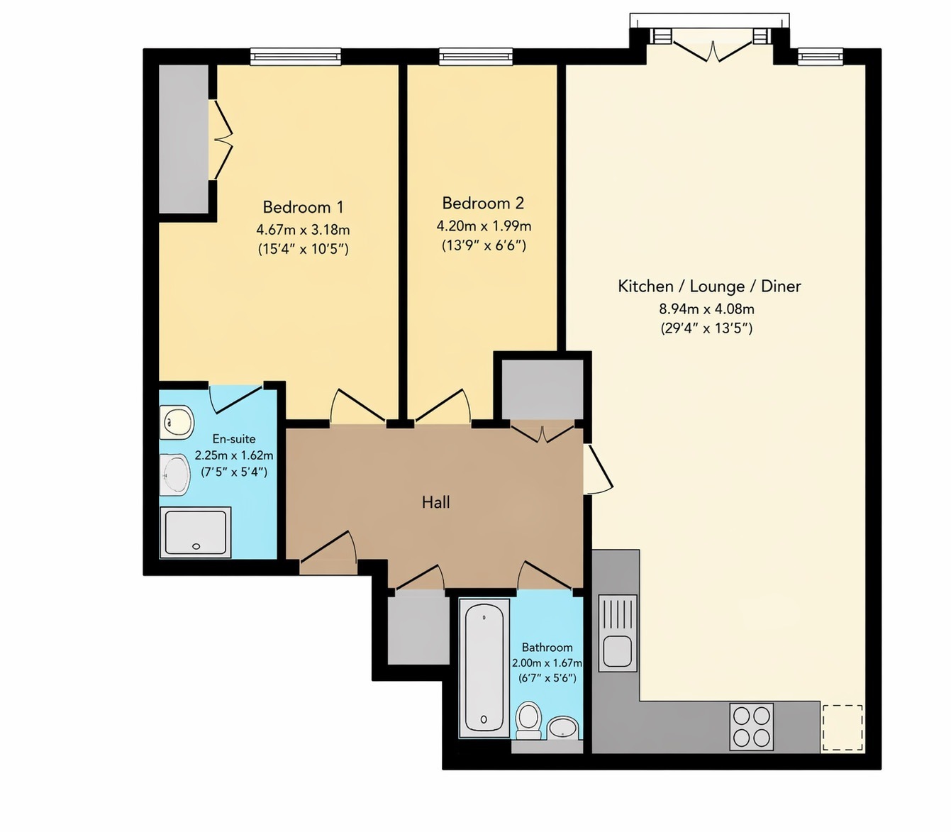 Flat 8, 20 Newhall Hill, Birmingham floorplan