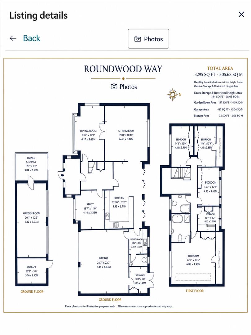 74, Roundwood Way, Banstead floorplan