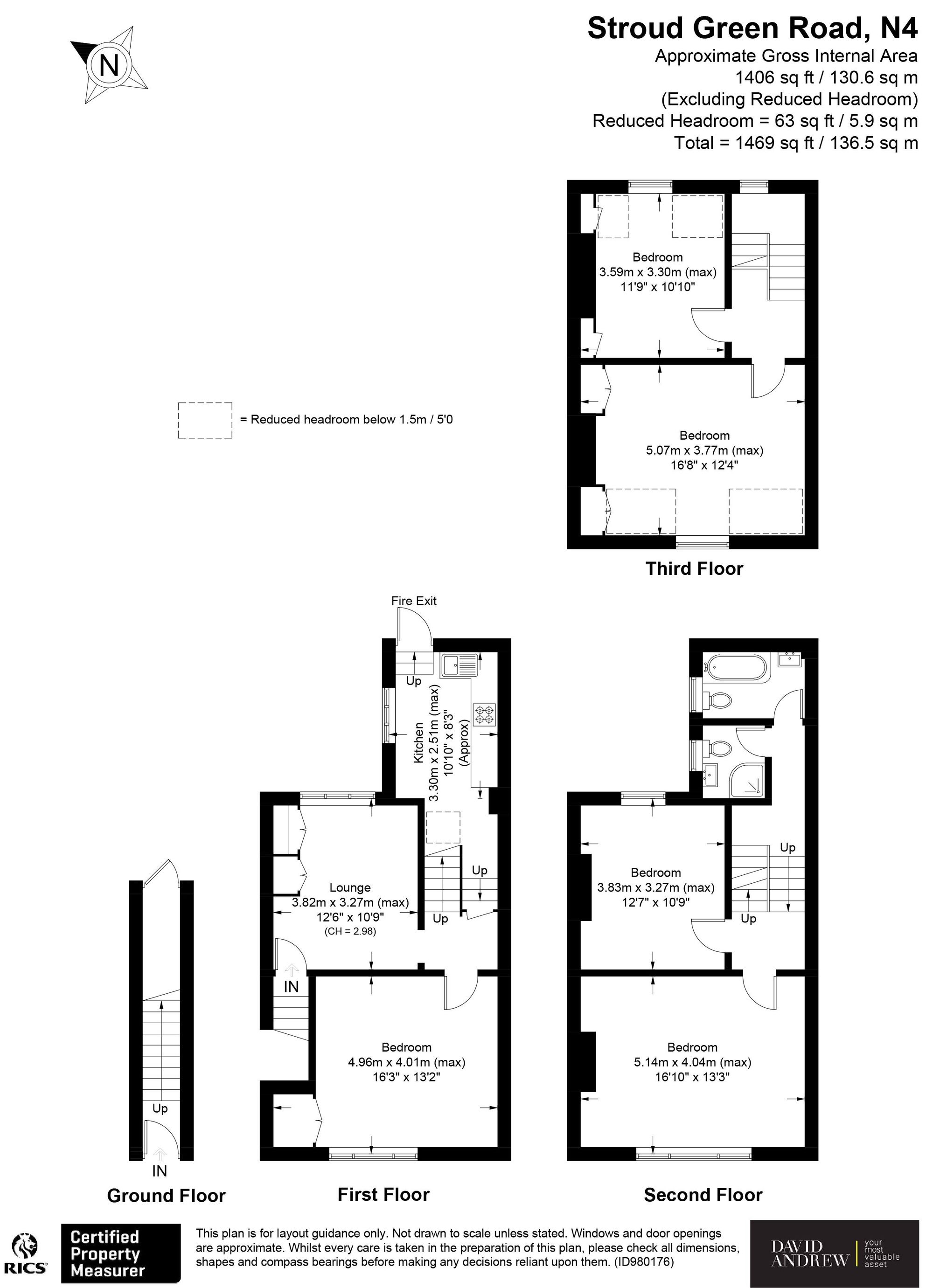 86a Stroud Green Road, London floorplan