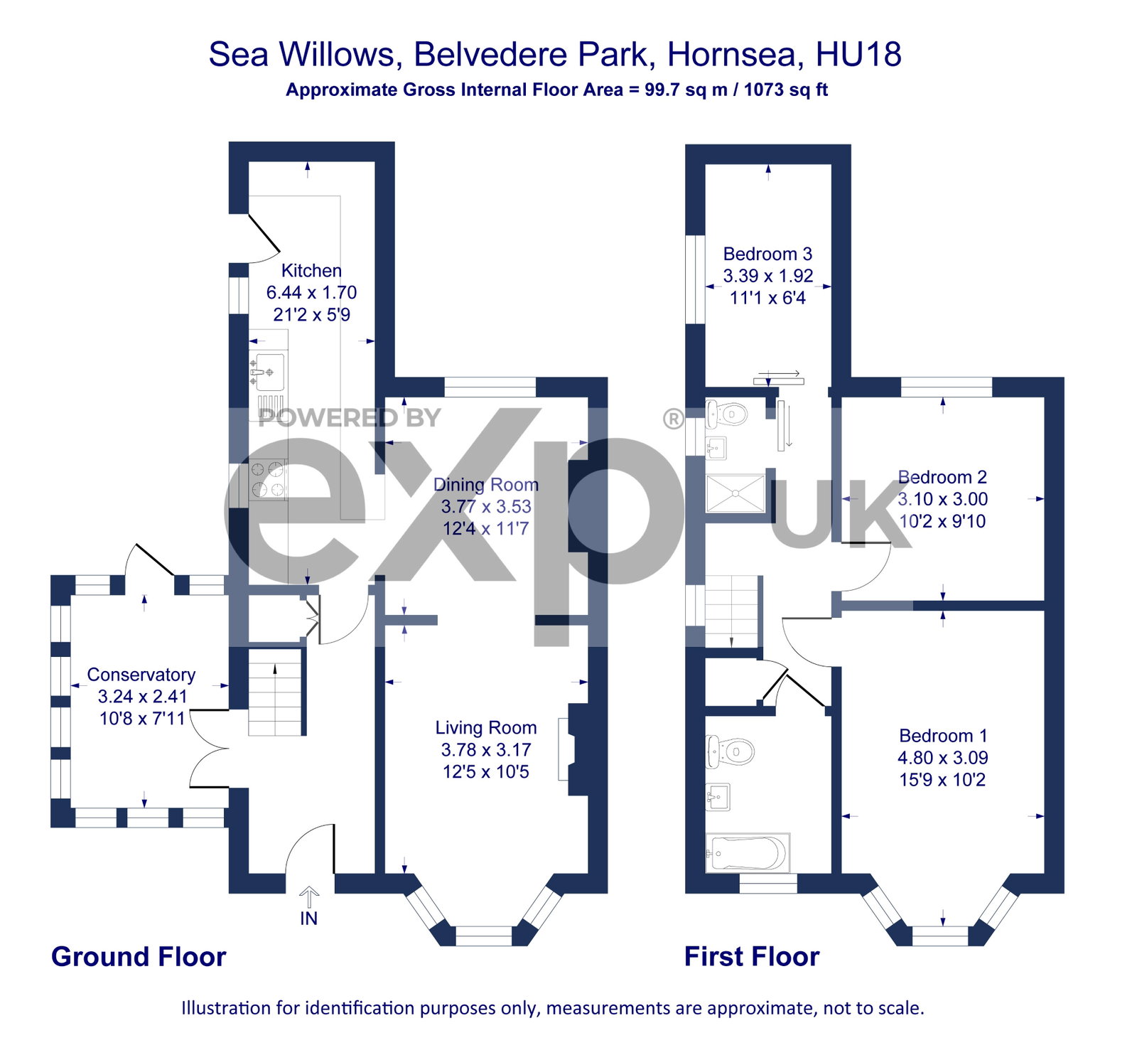 Seawillows, Belvedere Park, Hornsea floorplan