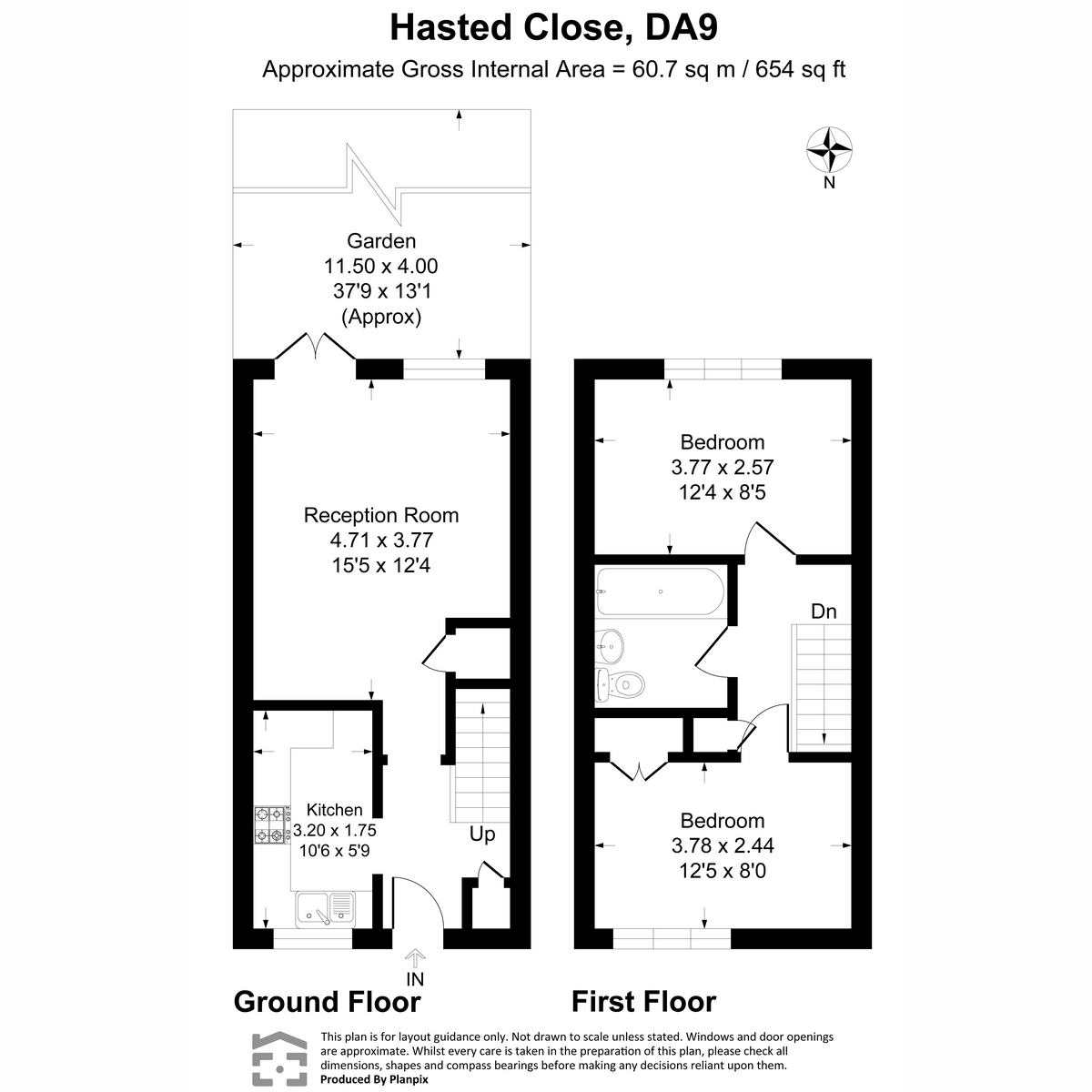 26, Hasted Close, Greenhithe floorplan