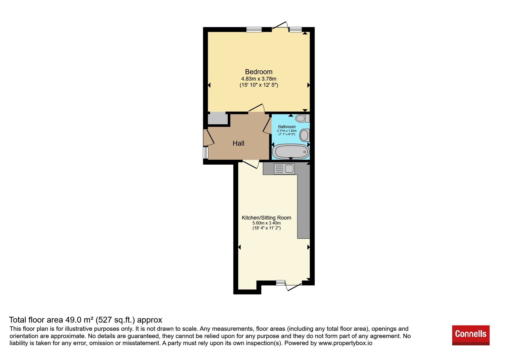 44, Candleford Court, Buckingham floorplan