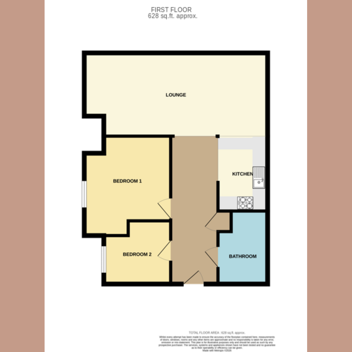 Weir Gardens, Rayleigh floorplan
